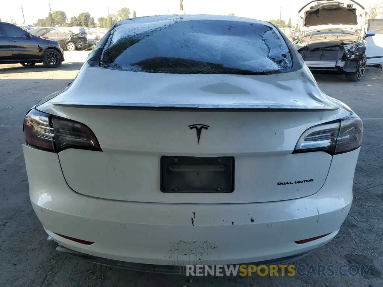 6 Photograph of a damaged car 5YJ3E1EB8MF937782 TESLA MODEL 3 2021