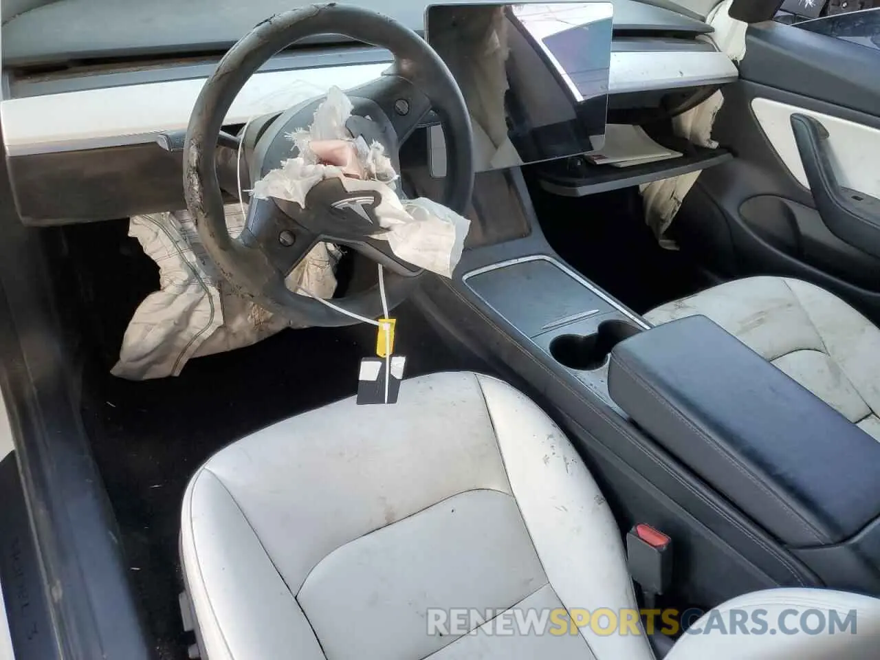 8 Photograph of a damaged car 5YJ3E1EB8MF937782 TESLA MODEL 3 2021