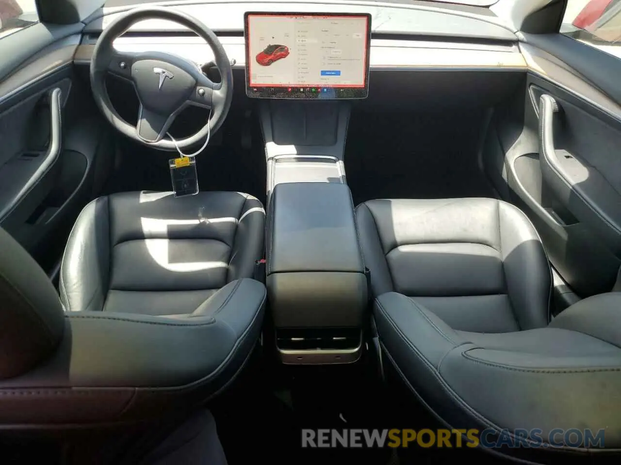 8 Photograph of a damaged car 5YJ3E1EB8MF979773 TESLA MODEL 3 2021