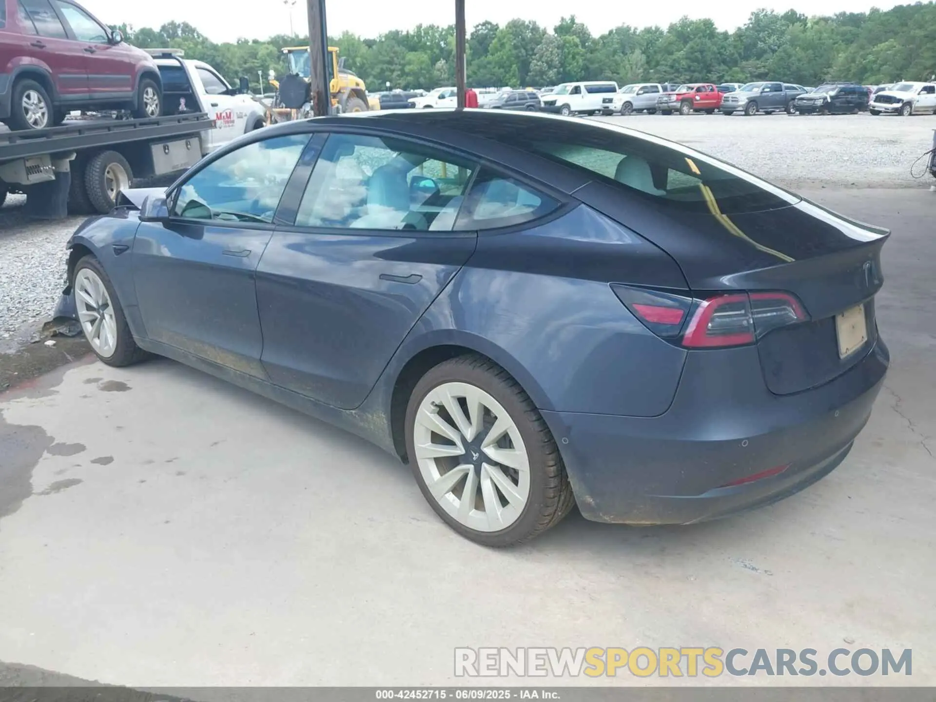 3 Фотография поврежденного автомобиля 5YJ3E1EB8MF980681 TESLA MODEL 3 2021