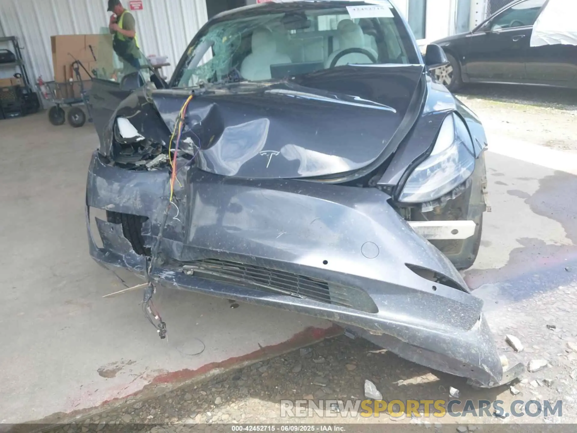 6 Фотография поврежденного автомобиля 5YJ3E1EB8MF980681 TESLA MODEL 3 2021