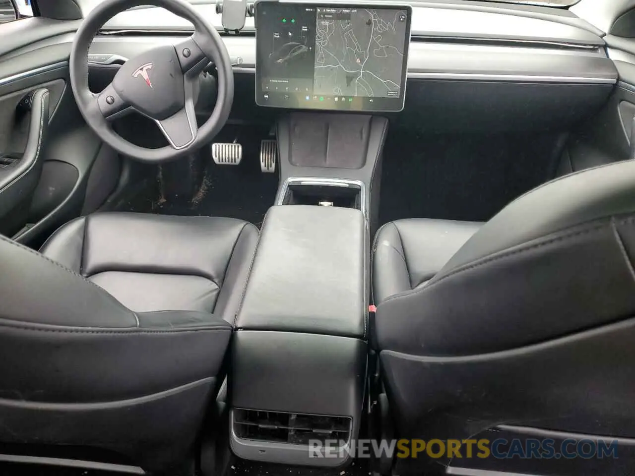 8 Фотография поврежденного автомобиля 5YJ3E1EB8MF983905 TESLA MODEL 3 2021