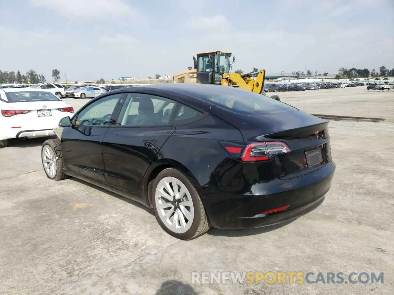 3 Photograph of a damaged car 5YJ3E1EB8MF989977 TESLA MODEL 3 2021