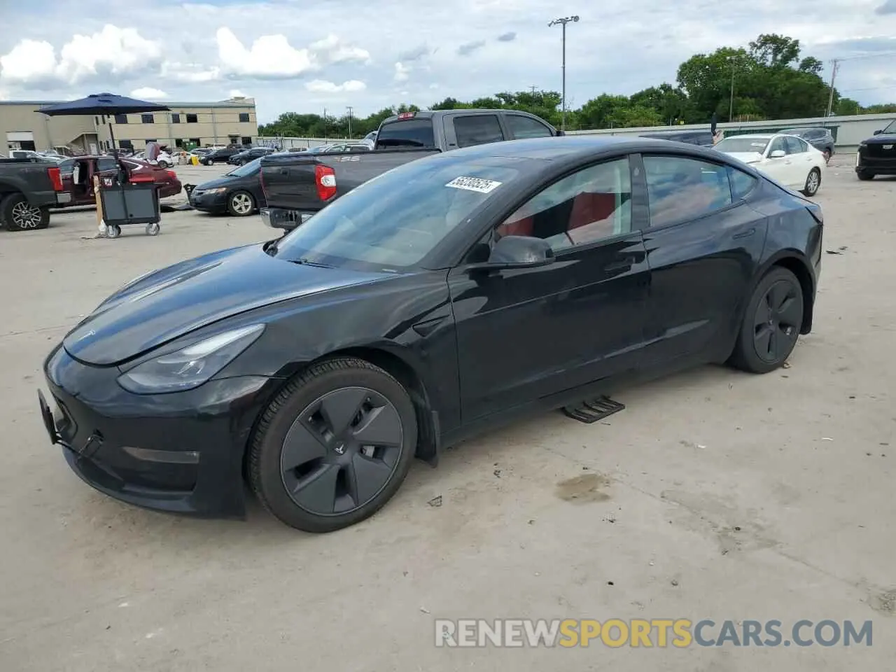 1 Фотография поврежденного автомобиля 5YJ3E1EB9MF006708 TESLA MODEL 3 2021