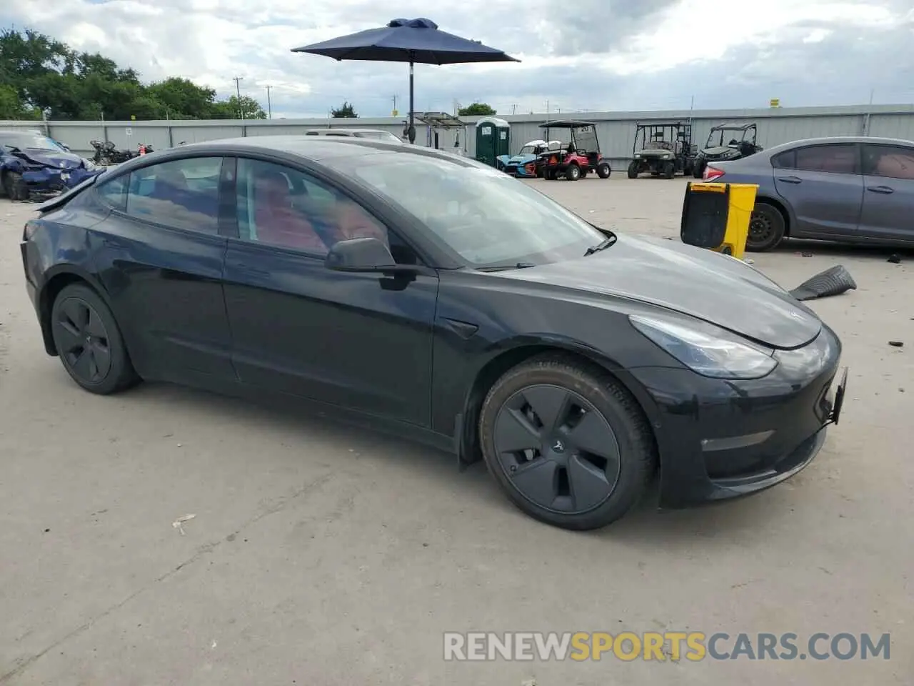 4 Фотография поврежденного автомобиля 5YJ3E1EB9MF006708 TESLA MODEL 3 2021