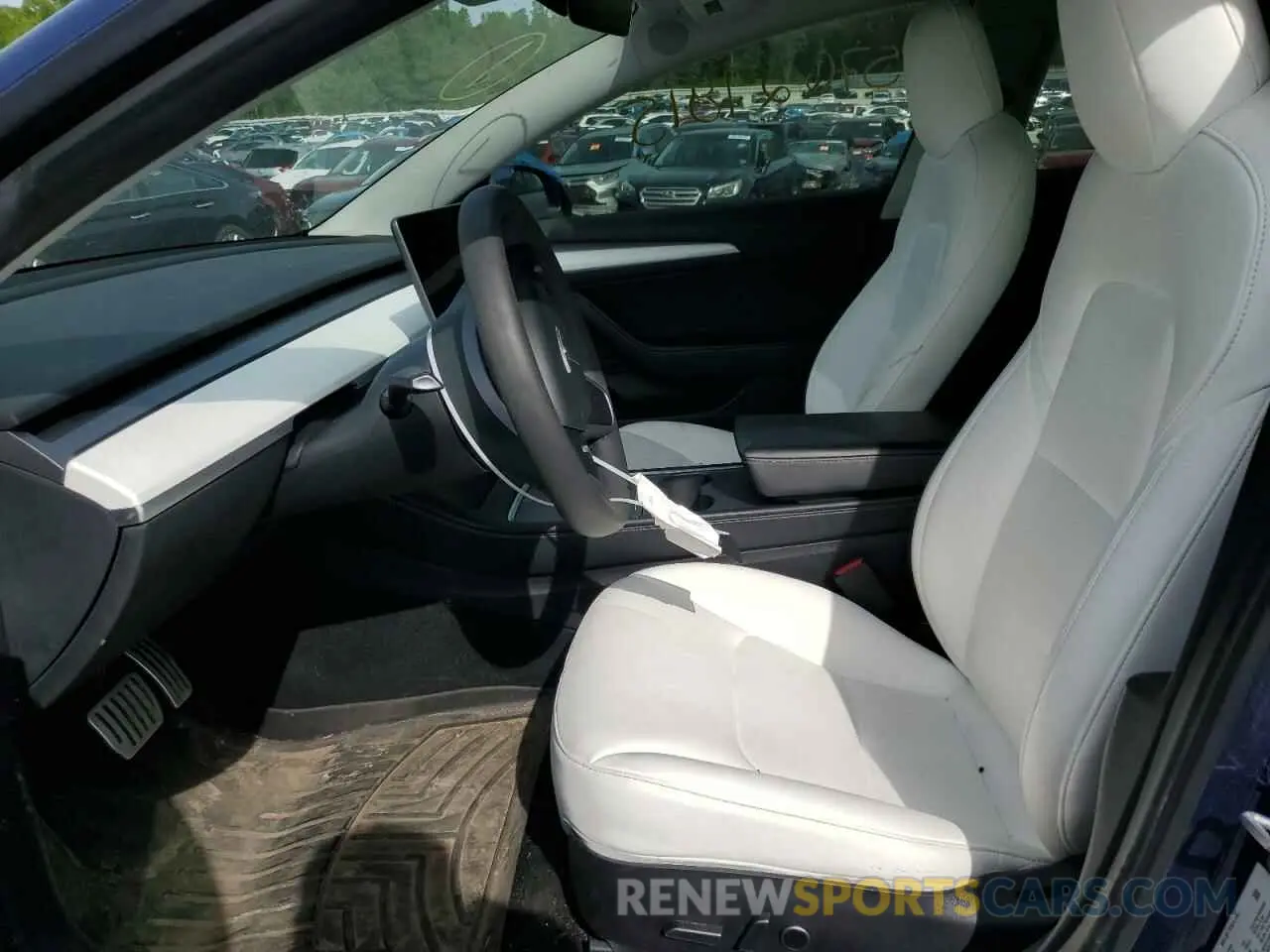 7 Photograph of a damaged car 5YJ3E1EB9MF032550 TESLA MODEL 3 2021