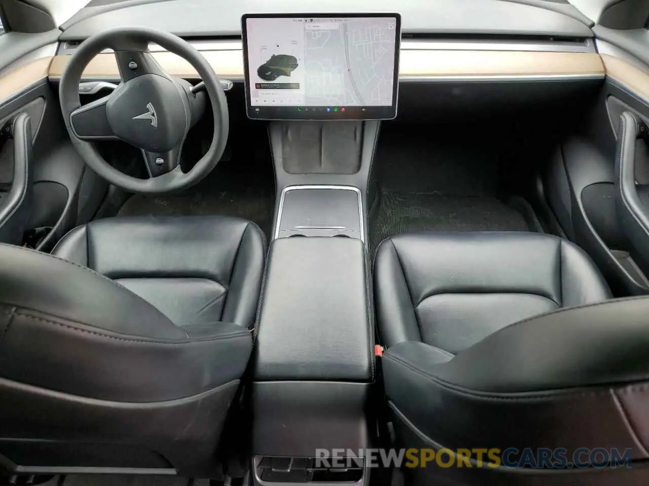 8 Photograph of a damaged car 5YJ3E1EB9MF032810 TESLA MODEL 3 2021