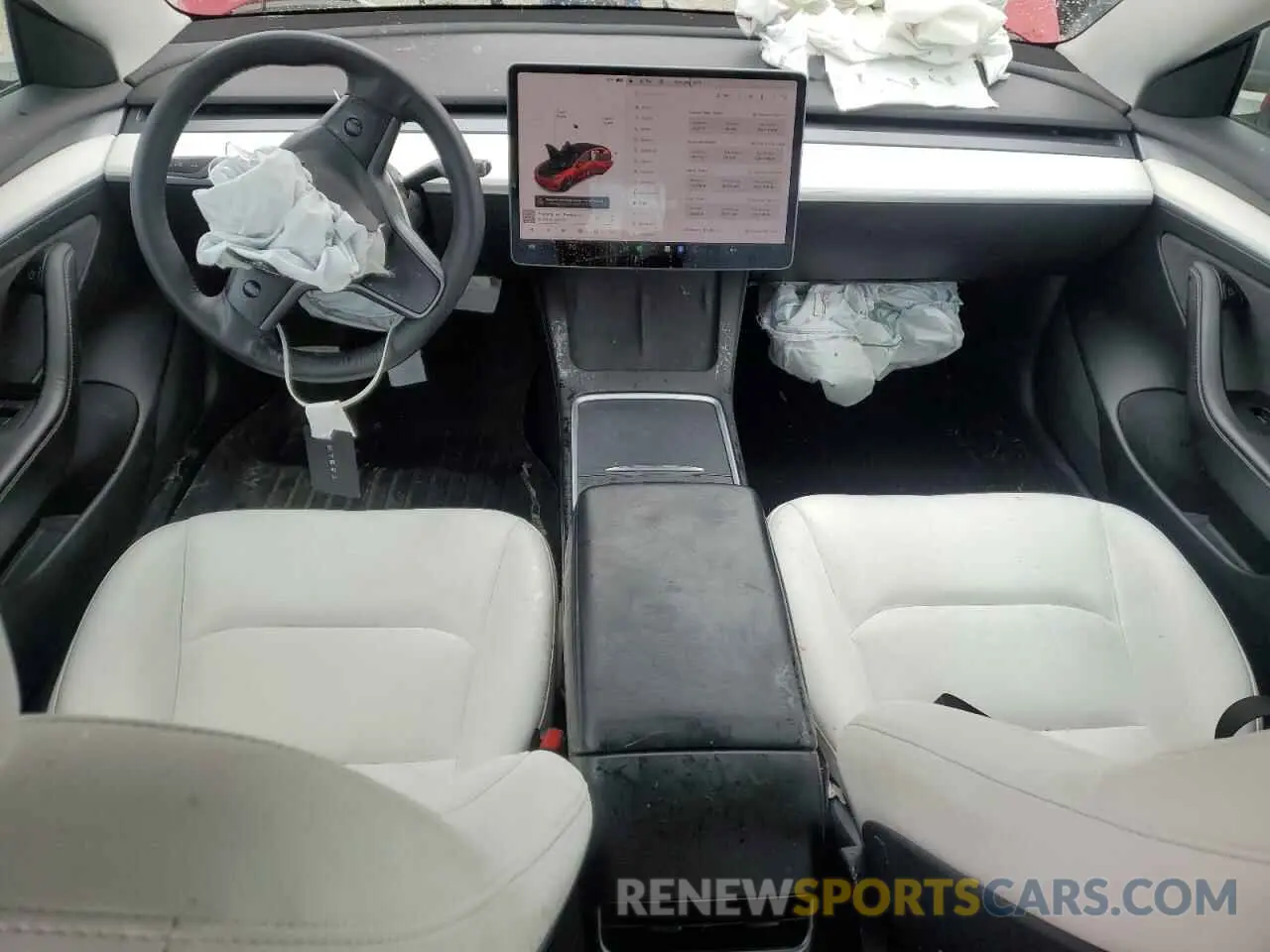 8 Photograph of a damaged car 5YJ3E1EB9MF046321 TESLA MODEL 3 2021