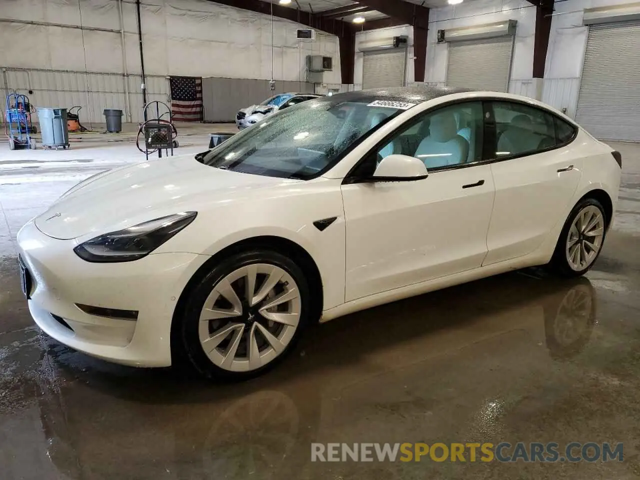 1 Фотография поврежденного автомобиля 5YJ3E1EB9MF046898 TESLA MODEL 3 2021