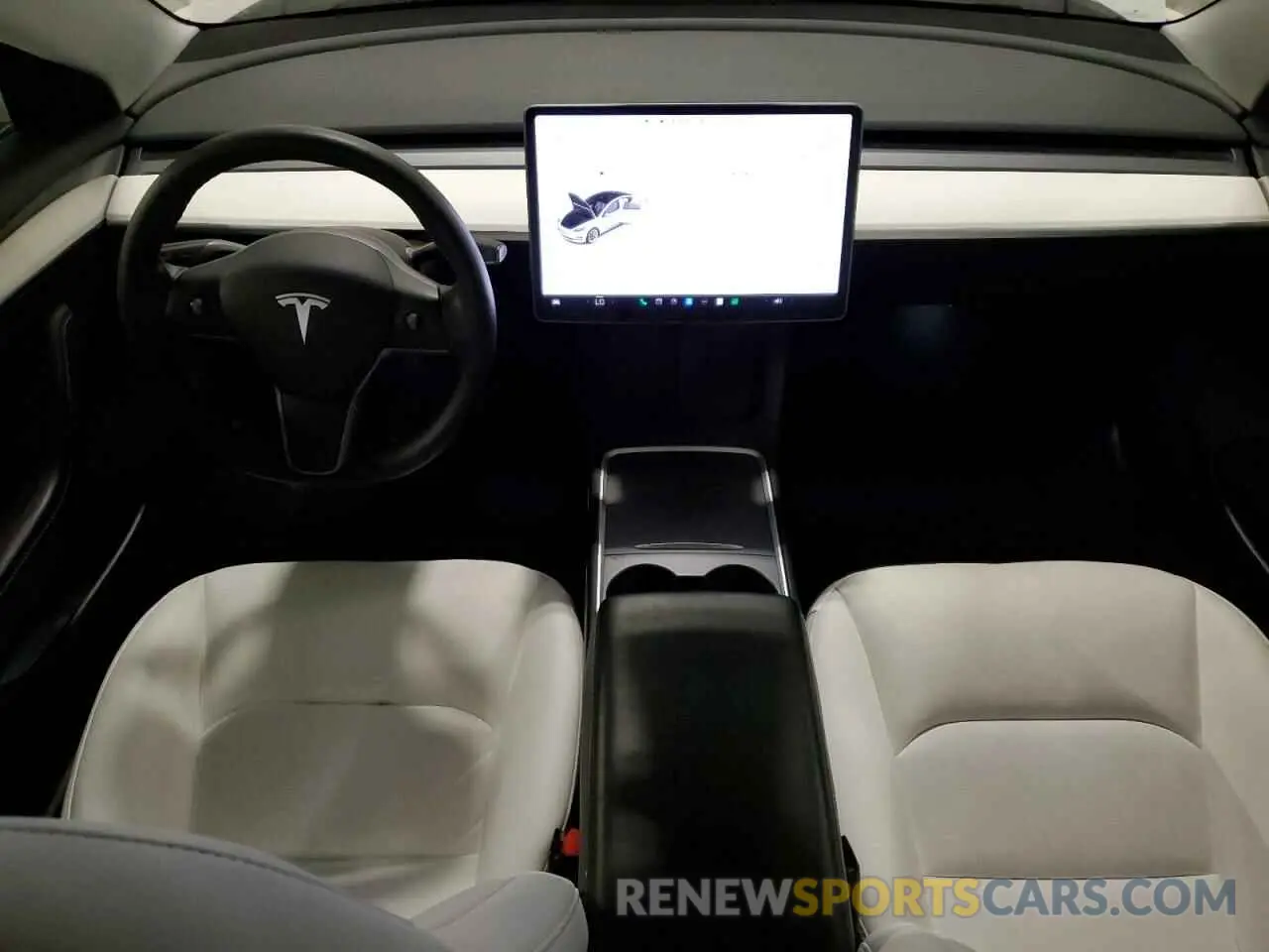 8 Фотография поврежденного автомобиля 5YJ3E1EB9MF046898 TESLA MODEL 3 2021