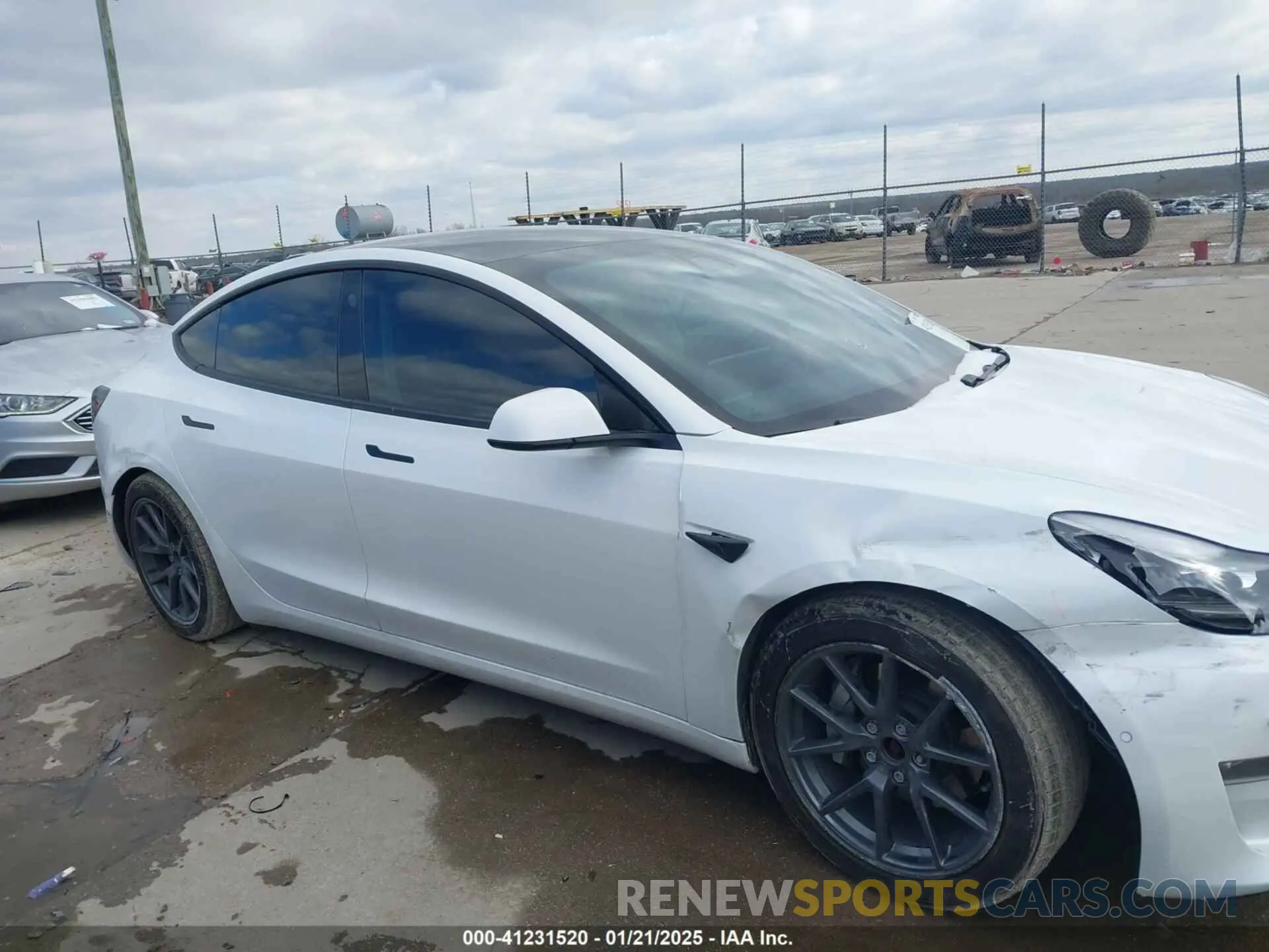 12 Фотография поврежденного автомобиля 5YJ3E1EB9MF059554 TESLA MODEL 3 2021
