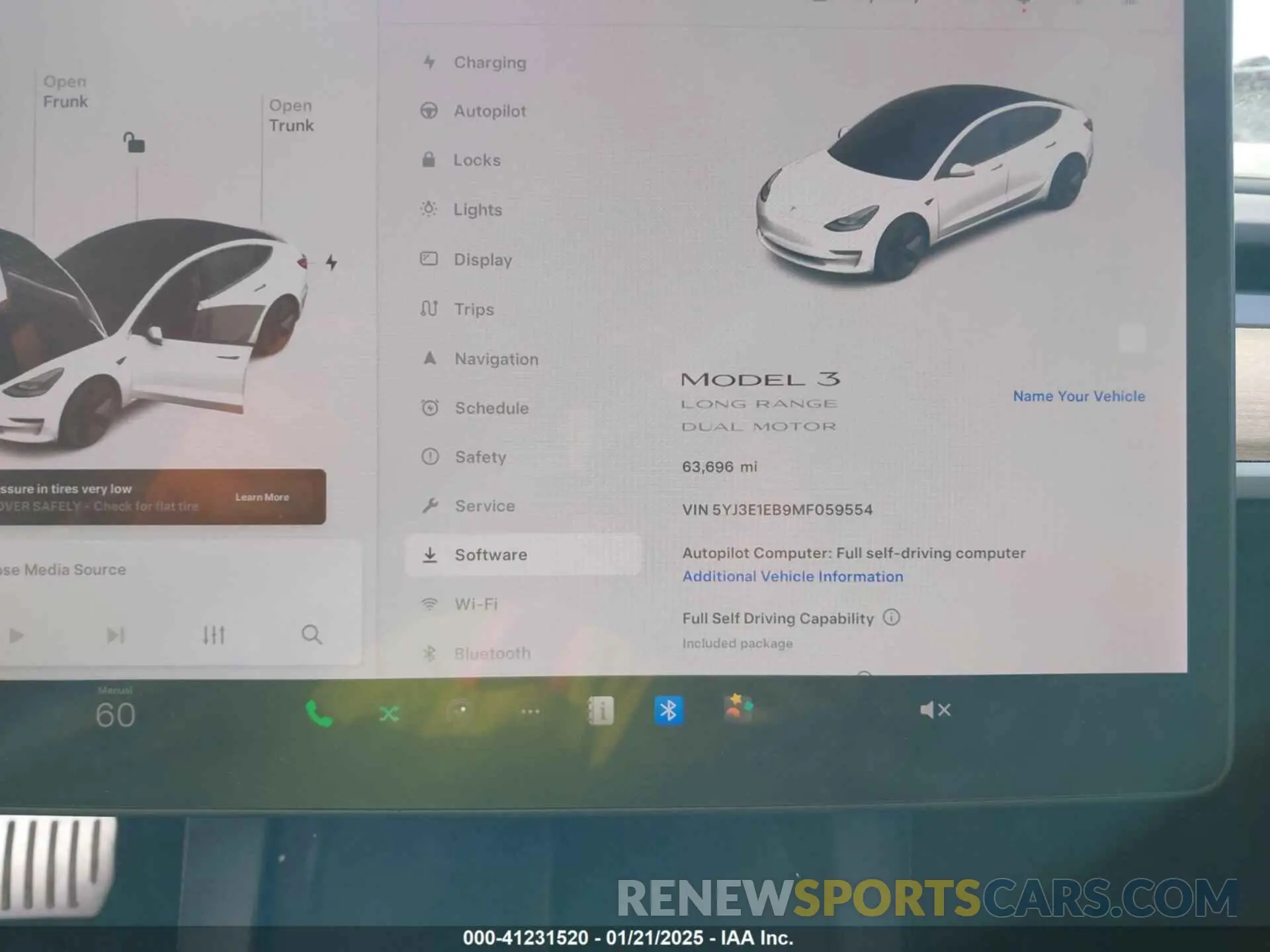 14 Фотография поврежденного автомобиля 5YJ3E1EB9MF059554 TESLA MODEL 3 2021