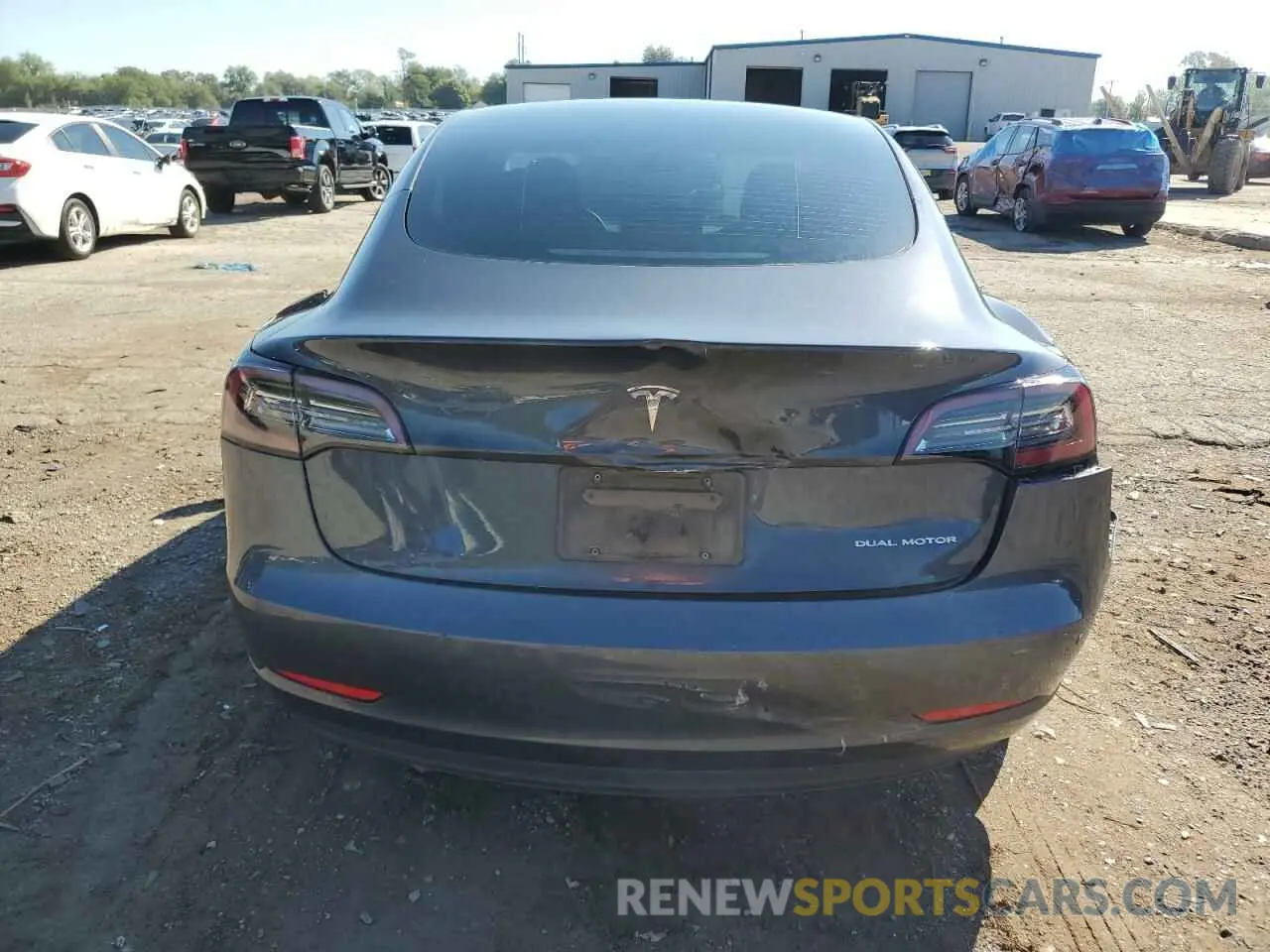 6 Фотография поврежденного автомобиля 5YJ3E1EB9MF853132 TESLA MODEL 3 2021