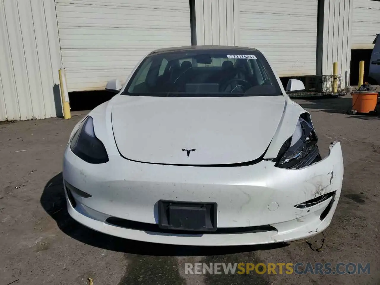 5 Photograph of a damaged car 5YJ3E1EB9MF869685 TESLA MODEL 3 2021