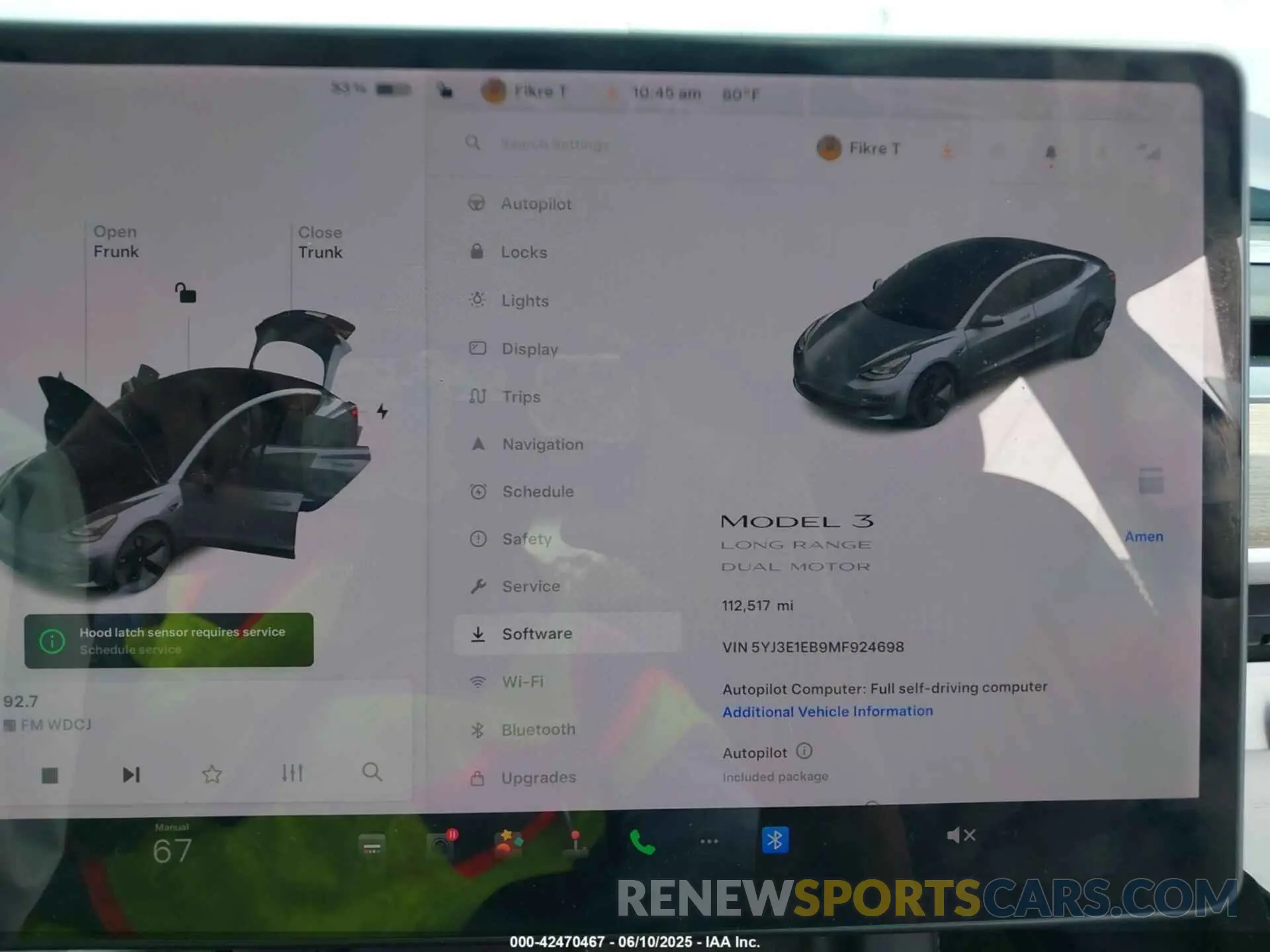 7 Photograph of a damaged car 5YJ3E1EB9MF924698 TESLA MODEL 3 2021