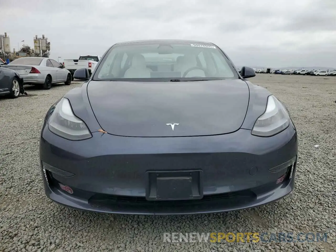 5 Photograph of a damaged car 5YJ3E1EB9MF937533 TESLA MODEL 3 2021