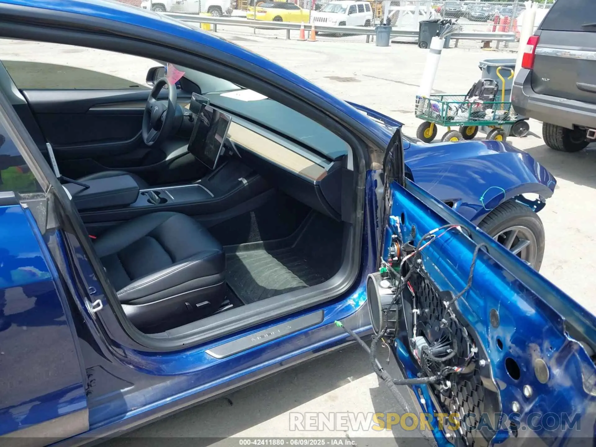 5 Фотография поврежденного автомобиля 5YJ3E1EB9MF974887 TESLA MODEL 3 2021