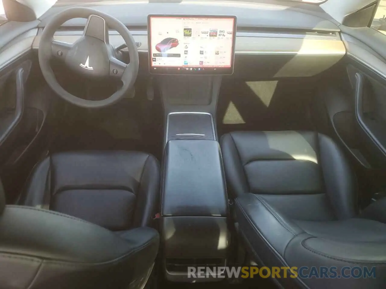 8 Photograph of a damaged car 5YJ3E1EB9MF990054 TESLA MODEL 3 2021