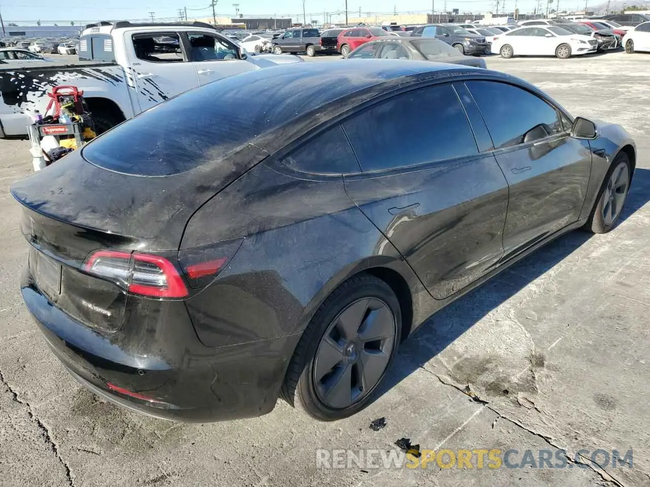 3 Photograph of a damaged car 5YJ3E1EBXMF002473 TESLA MODEL 3 2021