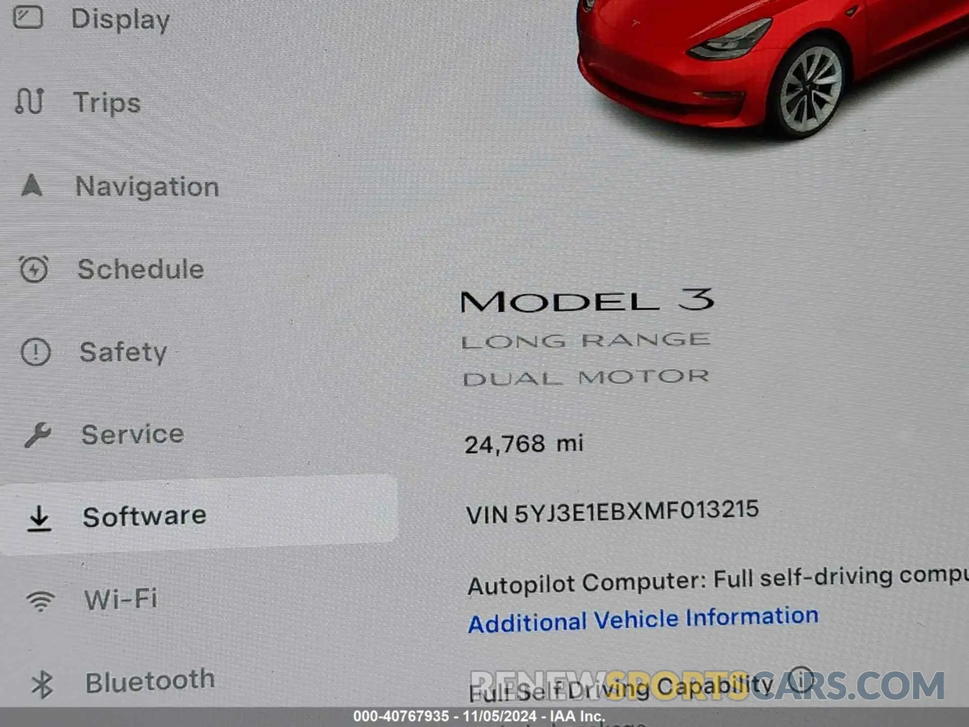 15 Photograph of a damaged car 5YJ3E1EBXMF013215 TESLA MODEL 3 2021