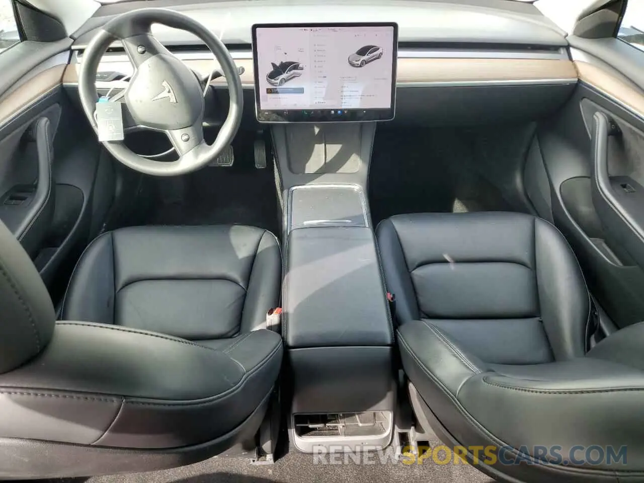 8 Photograph of a damaged car 5YJ3E1EBXMF063127 TESLA MODEL 3 2021