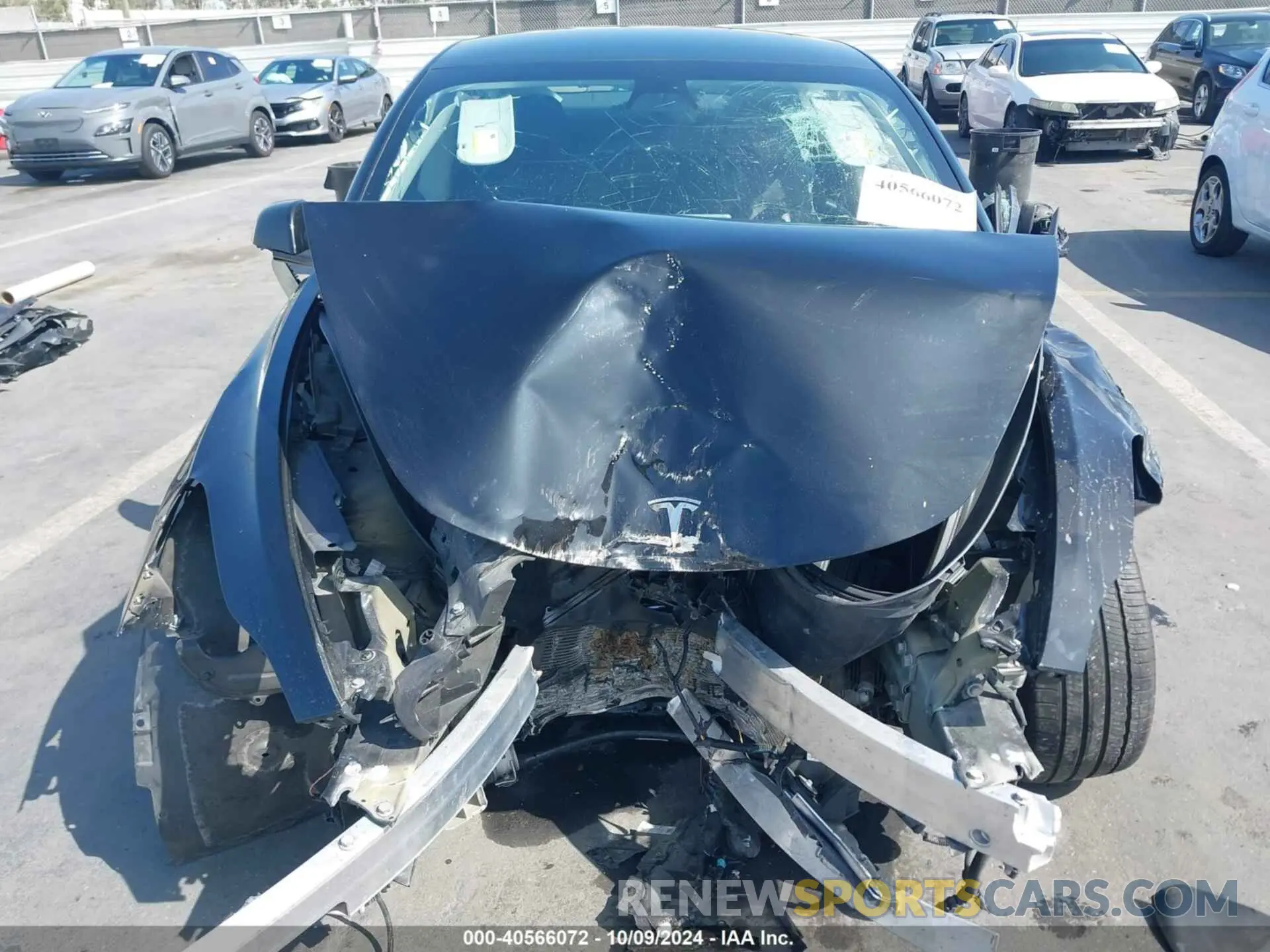 12 Фотография поврежденного автомобиля 5YJ3E1EBXMF065511 TESLA MODEL 3 2021