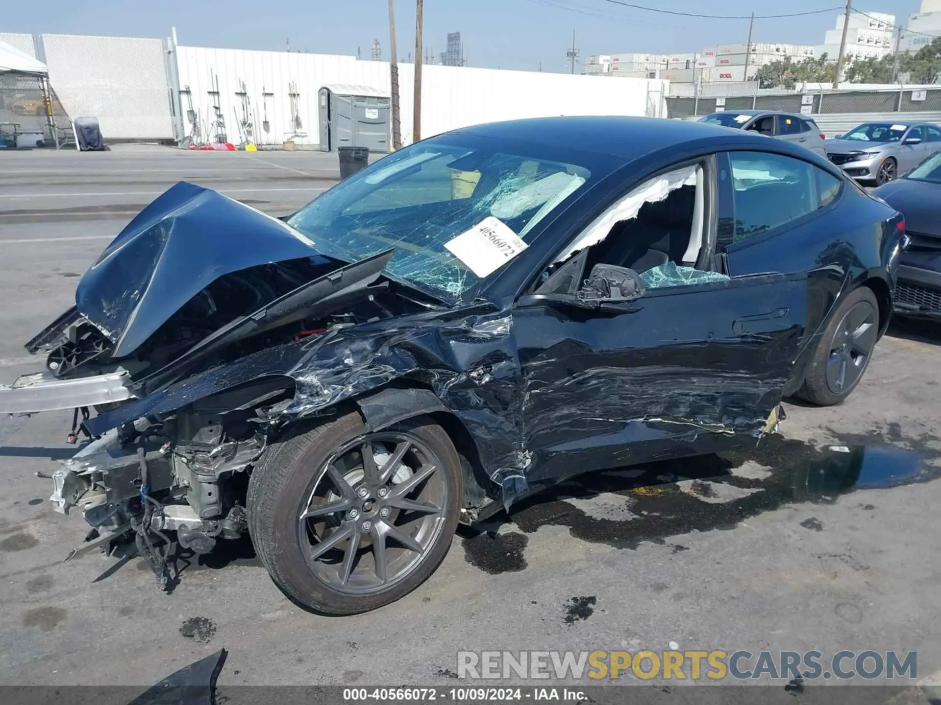 2 Фотография поврежденного автомобиля 5YJ3E1EBXMF065511 TESLA MODEL 3 2021