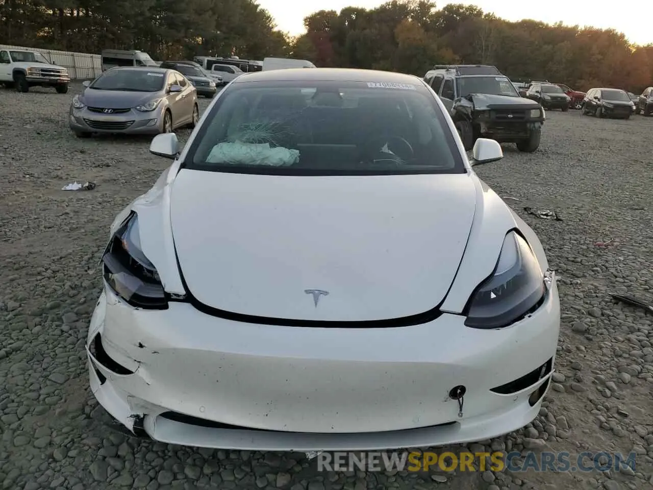 5 Photograph of a damaged car 5YJ3E1EBXMF101052 TESLA MODEL 3 2021