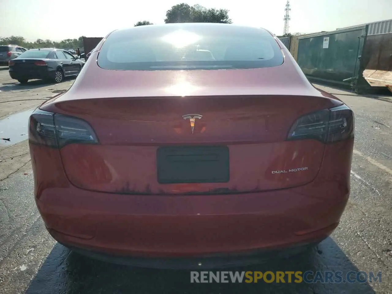 6 Photograph of a damaged car 5YJ3E1EBXMF848974 TESLA MODEL 3 2021