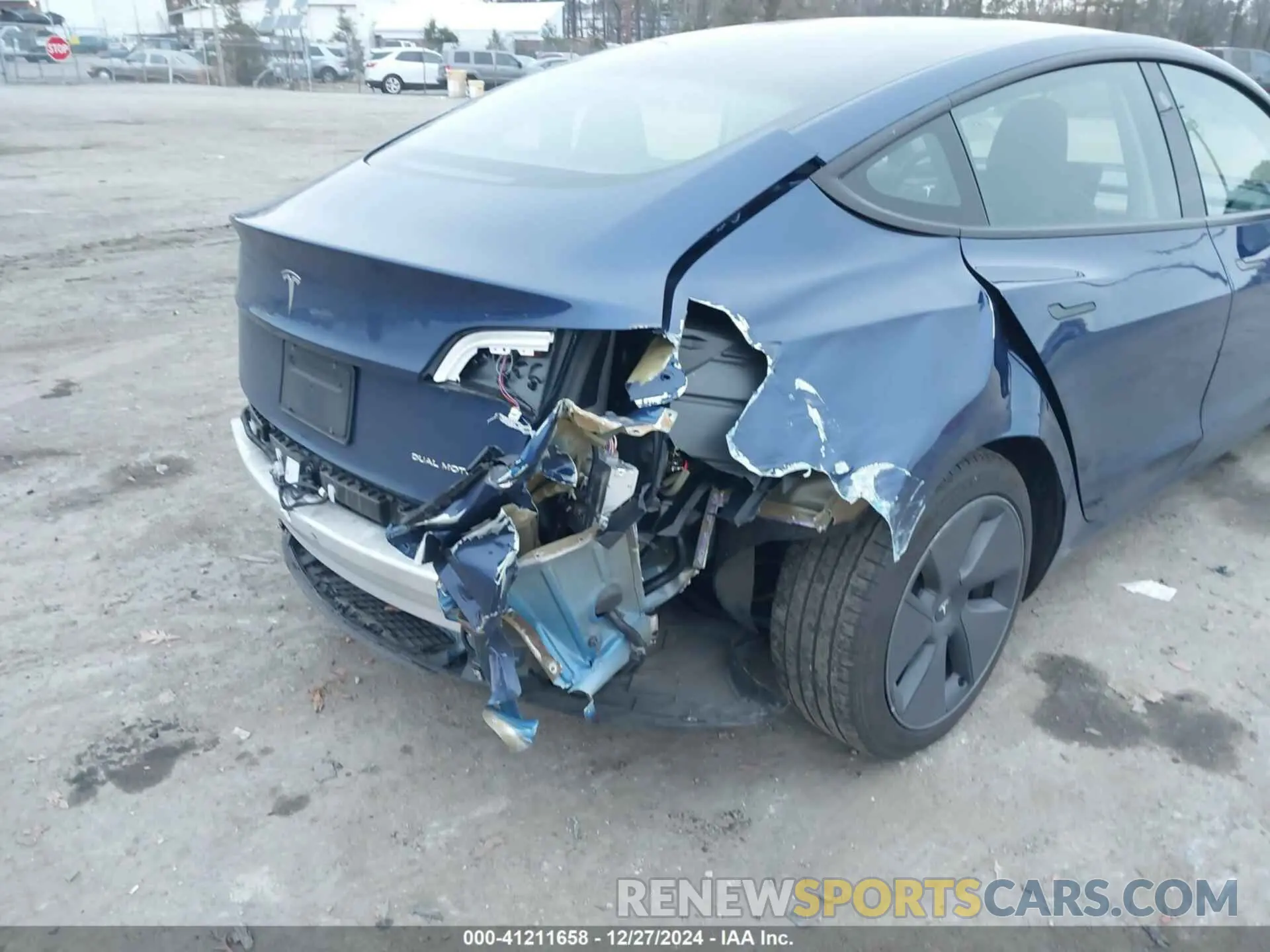 6 Photograph of a damaged car 5YJ3E1EBXMF853236 TESLA MODEL 3 2021