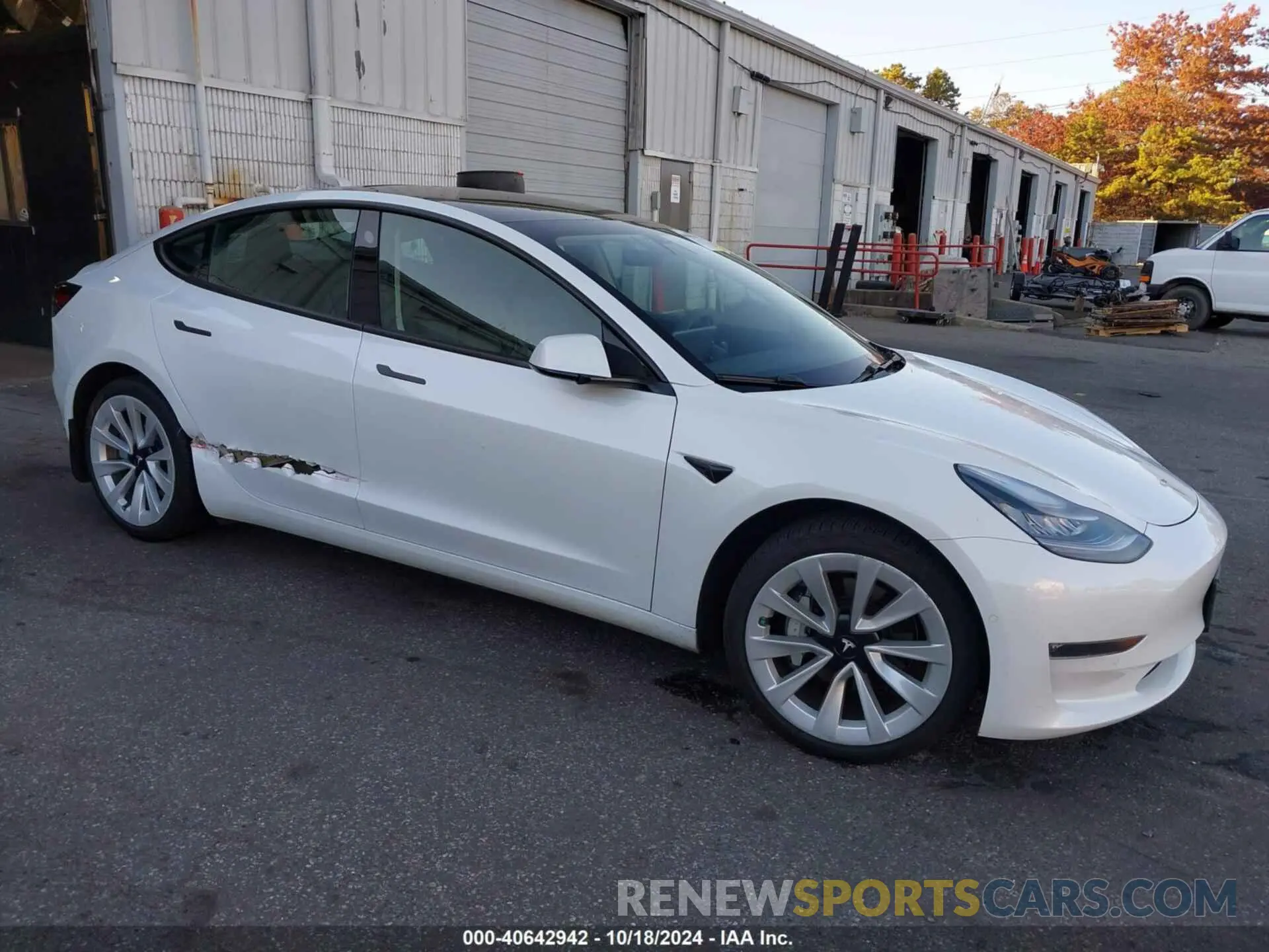 6 Photograph of a damaged car 5YJ3E1EBXMF855729 TESLA MODEL 3 2021