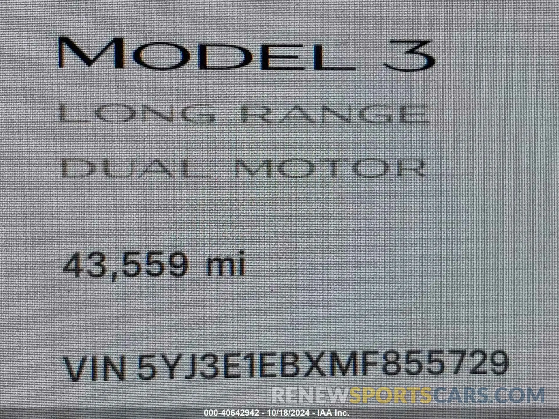 7 Photograph of a damaged car 5YJ3E1EBXMF855729 TESLA MODEL 3 2021