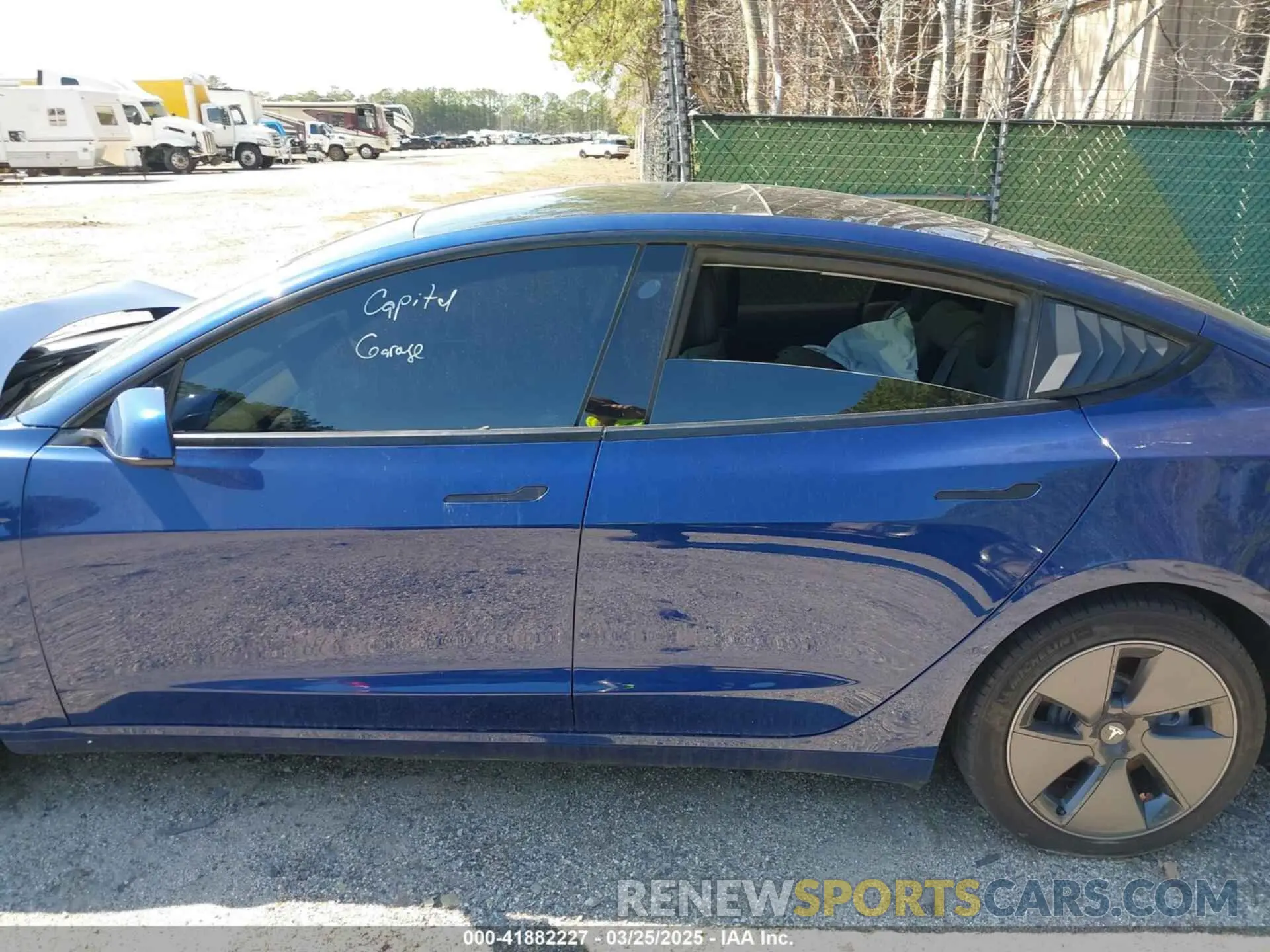 13 Фотография поврежденного автомобиля 5YJ3E1EBXMF961145 TESLA MODEL 3 2021