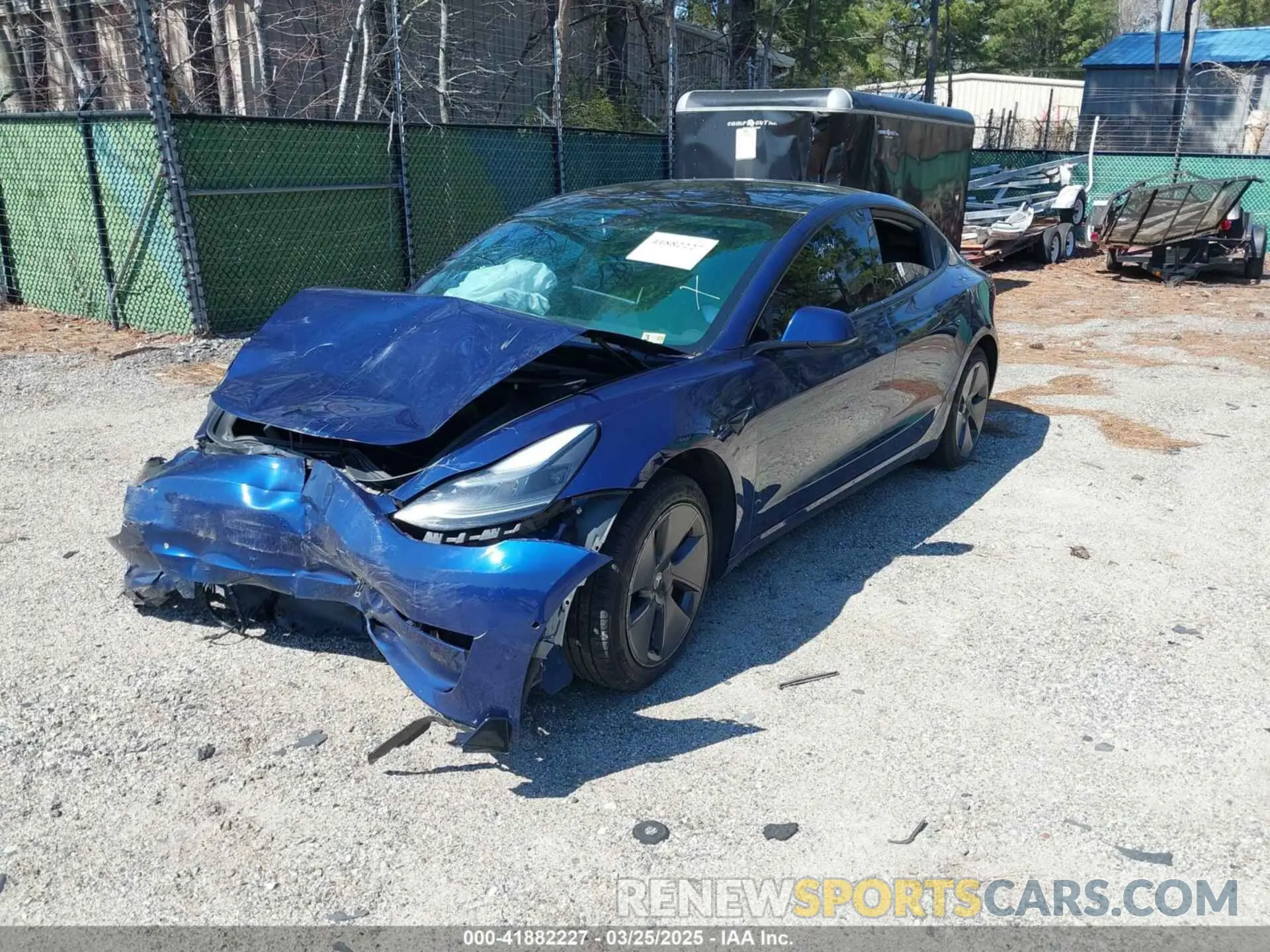 2 Фотография поврежденного автомобиля 5YJ3E1EBXMF961145 TESLA MODEL 3 2021