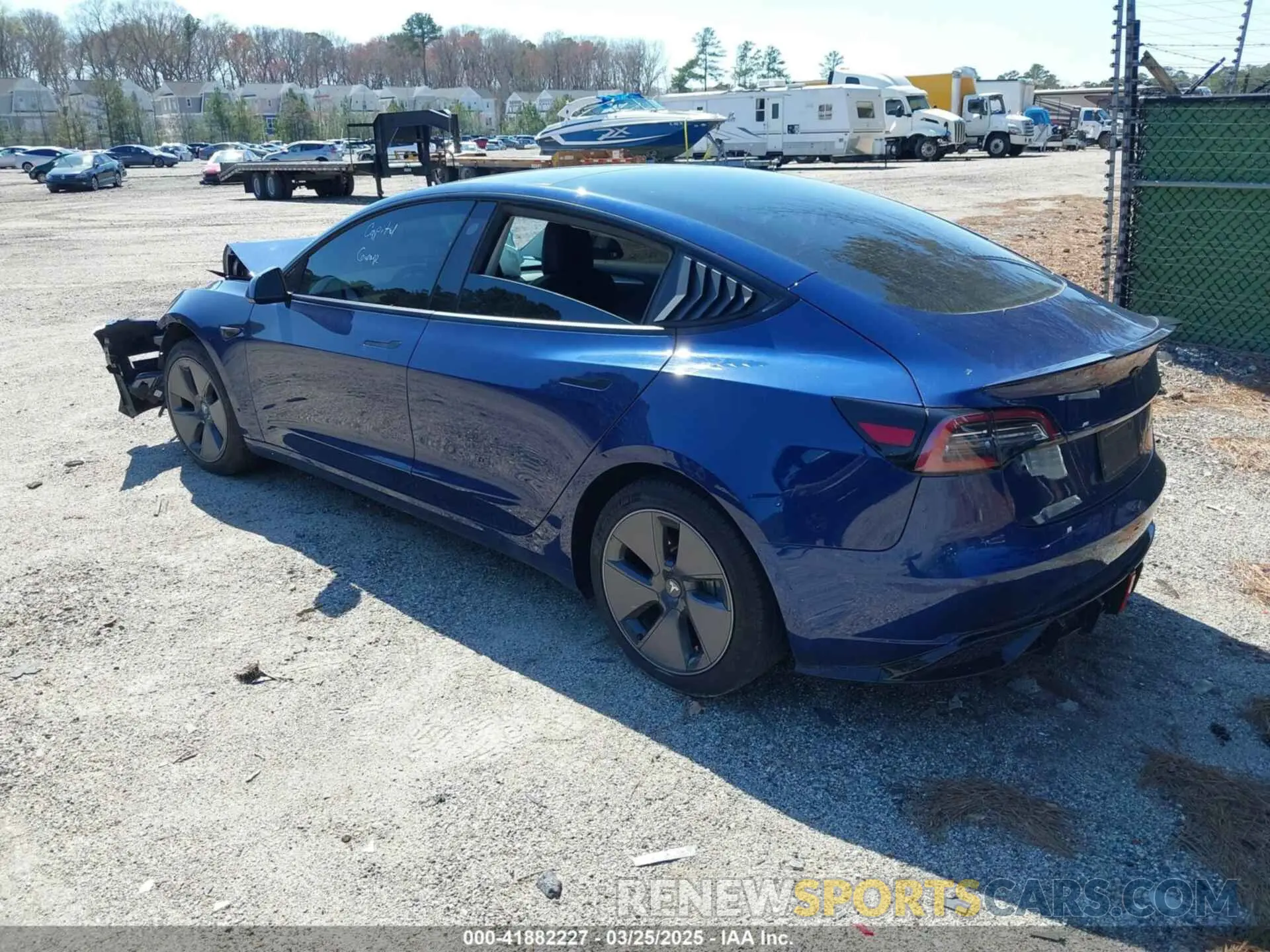 3 Фотография поврежденного автомобиля 5YJ3E1EBXMF961145 TESLA MODEL 3 2021