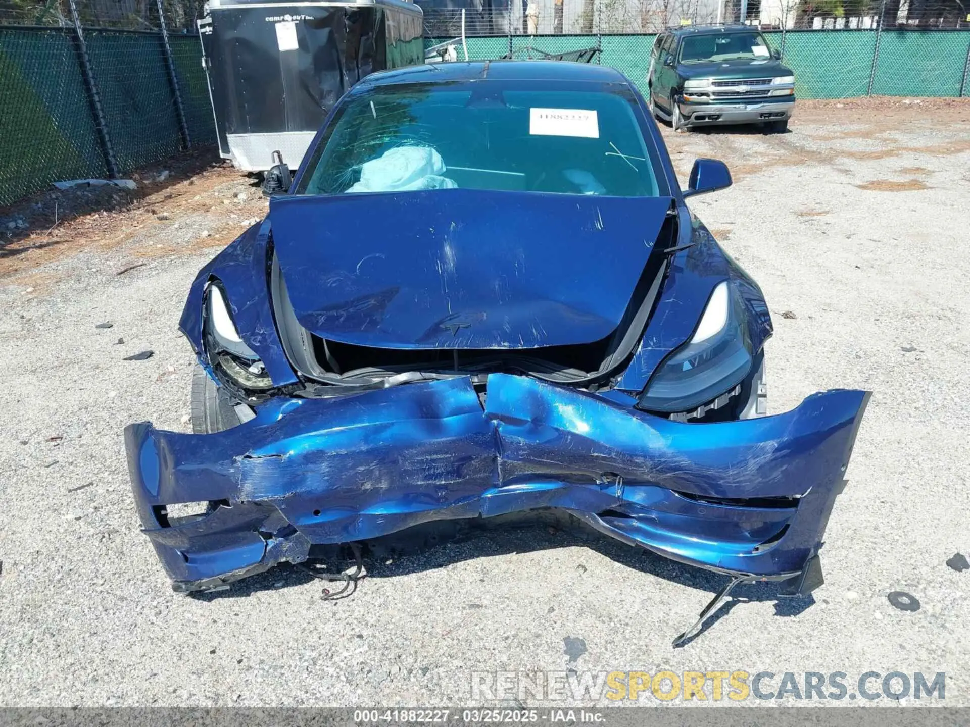 6 Фотография поврежденного автомобиля 5YJ3E1EBXMF961145 TESLA MODEL 3 2021