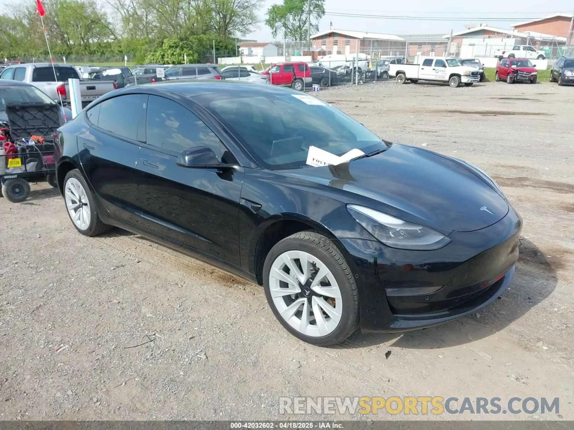 1 Фотография поврежденного автомобиля 5YJ3E1EBXMF974946 TESLA MODEL 3 2021