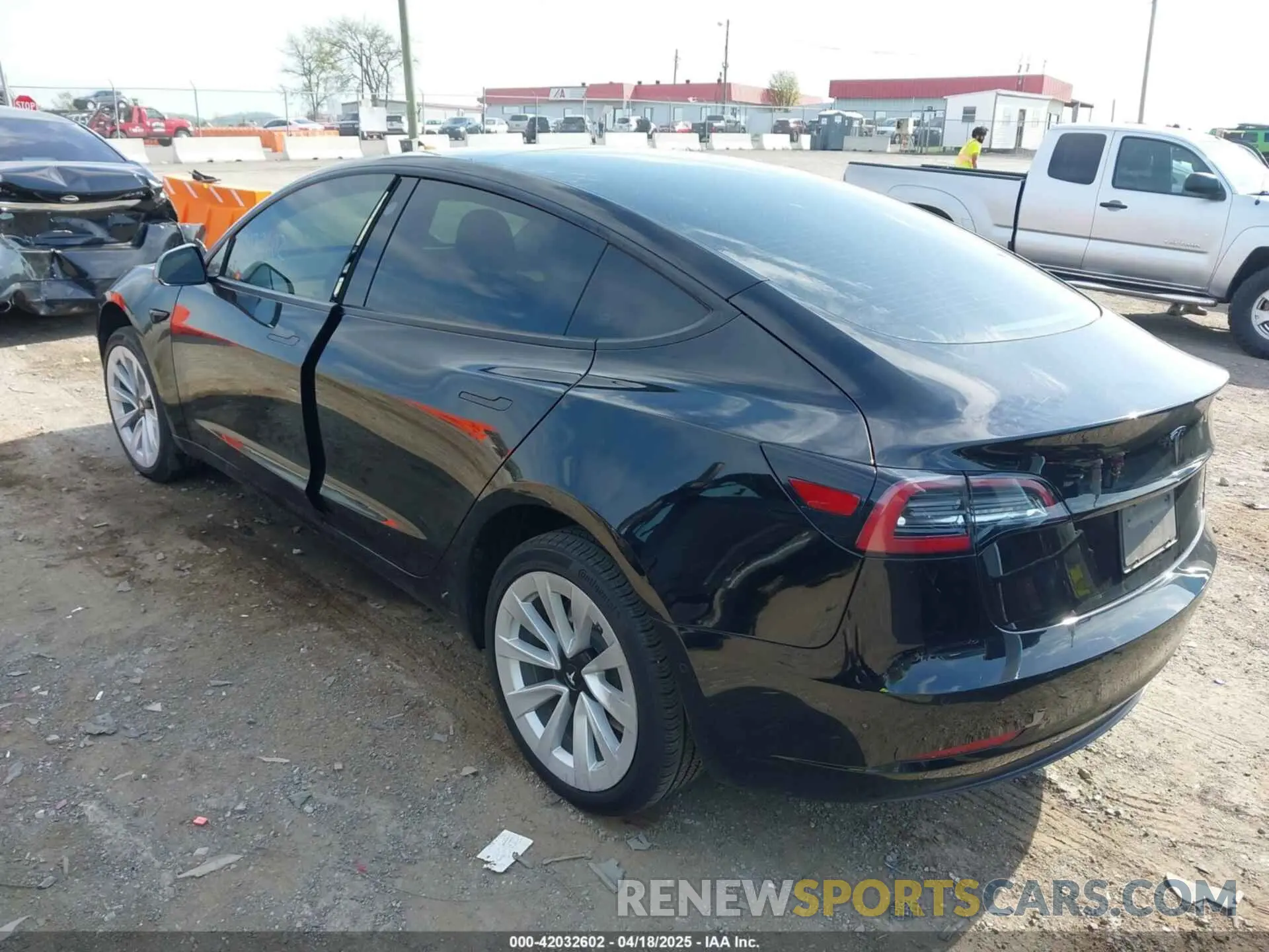 3 Фотография поврежденного автомобиля 5YJ3E1EBXMF974946 TESLA MODEL 3 2021