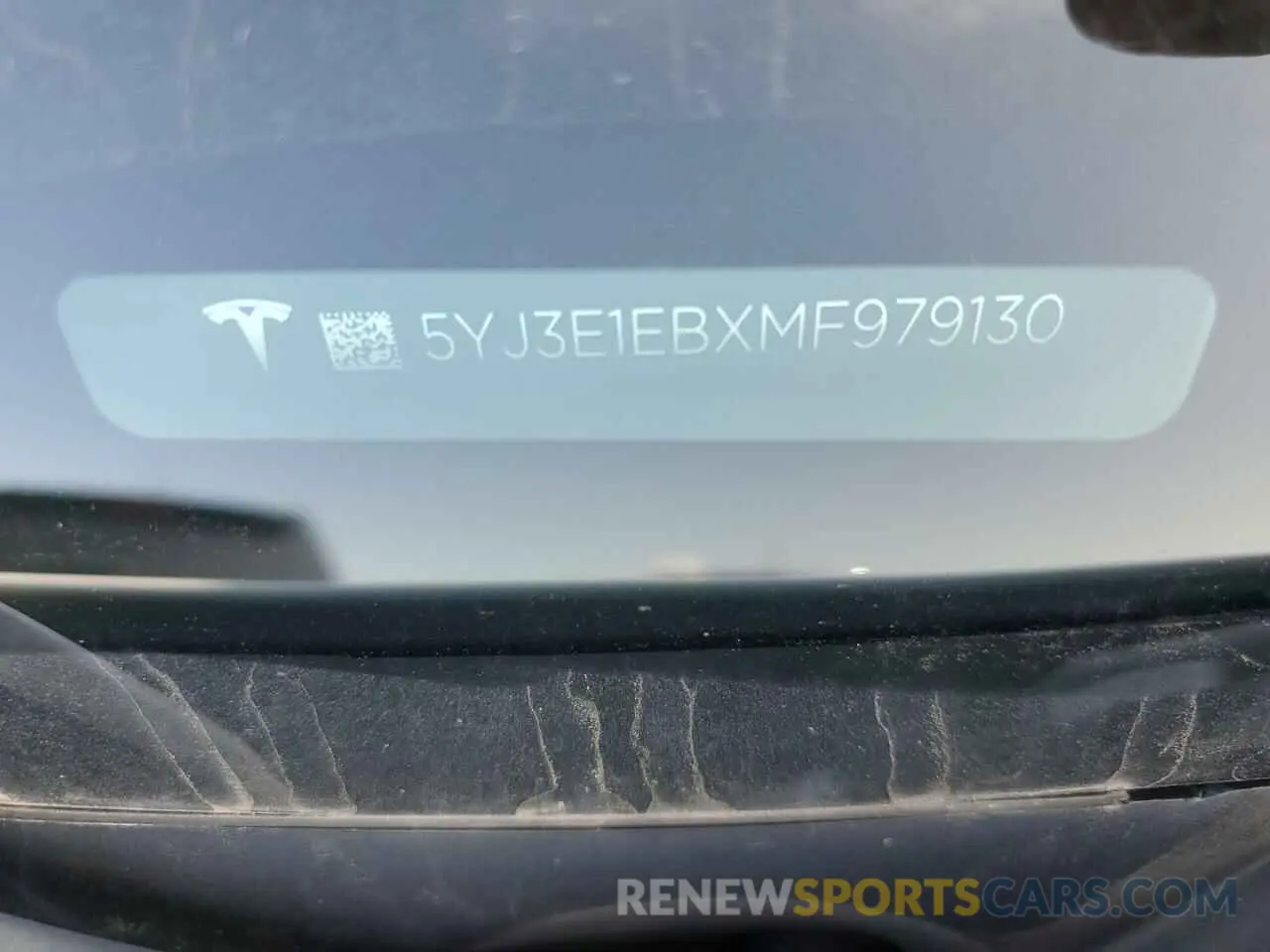 12 Photograph of a damaged car 5YJ3E1EBXMF979130 TESLA MODEL 3 2021