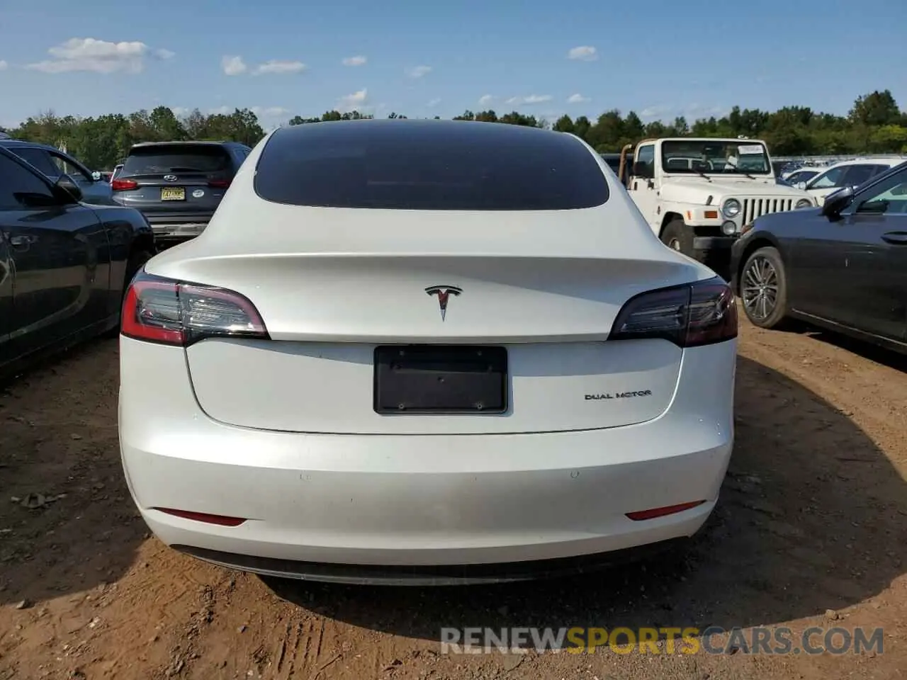 6 Photograph of a damaged car 5YJ3E1EBXMF979130 TESLA MODEL 3 2021