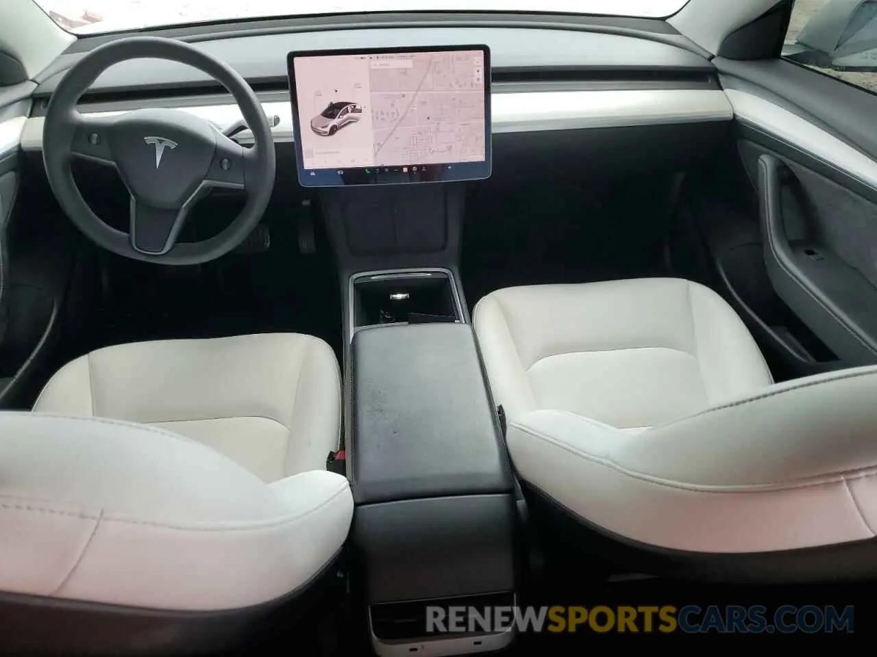 8 Photograph of a damaged car 5YJ3E1EBXMF993027 TESLA MODEL 3 2021