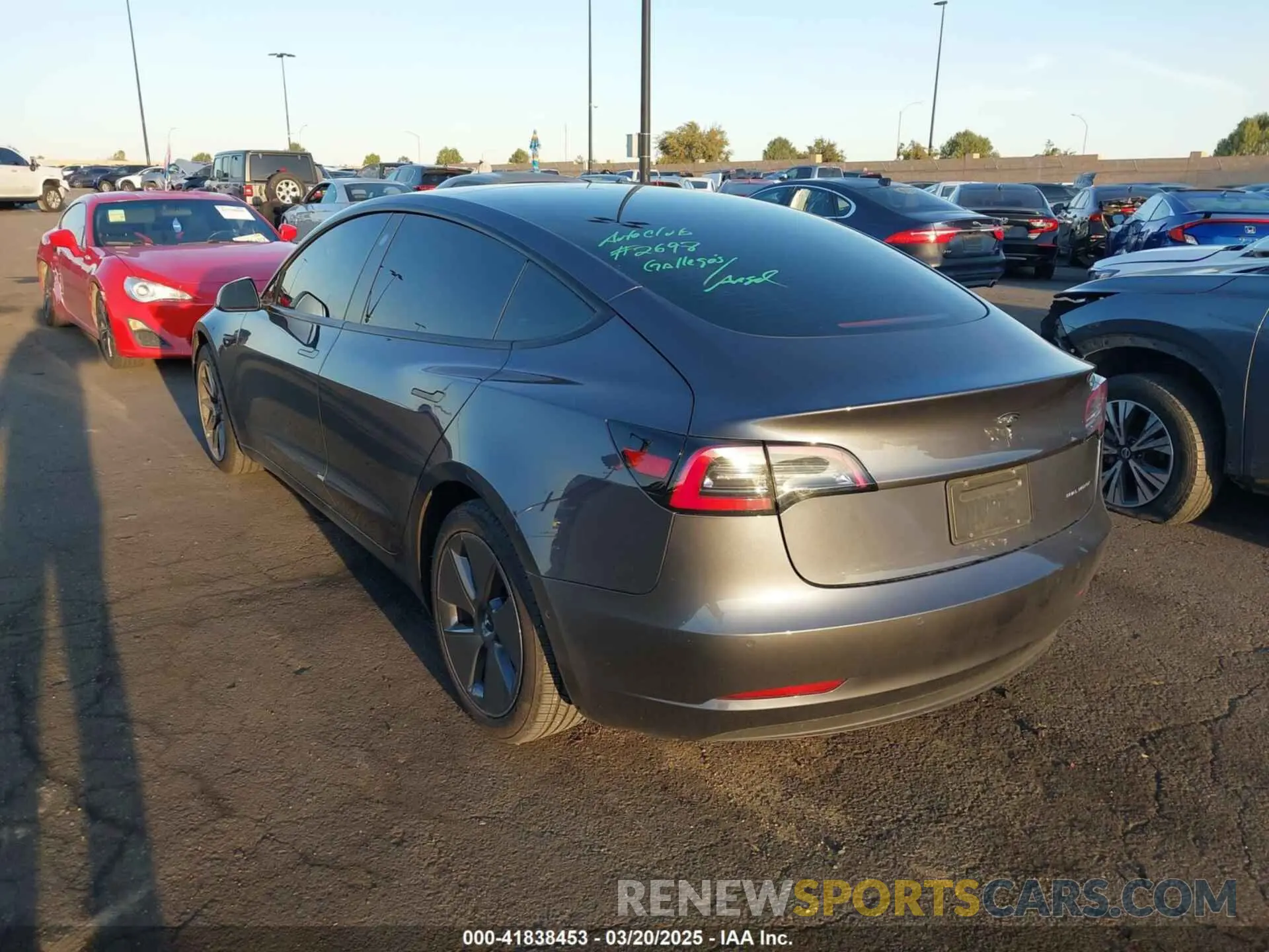 3 Фотография поврежденного автомобиля 5YJ3E1EBXMF995814 TESLA MODEL 3 2021