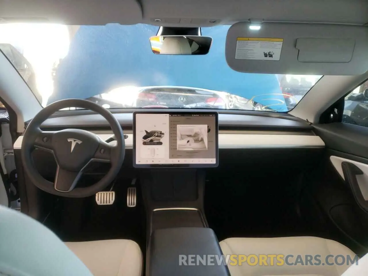 9 Photograph of a damaged car 5YJ3E1EC0MF849771 TESLA MODEL 3 2021