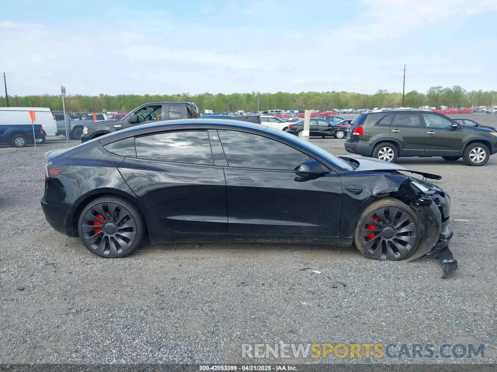 12 Фотография поврежденного автомобиля 5YJ3E1EC0MF992378 TESLA MODEL 3 2021