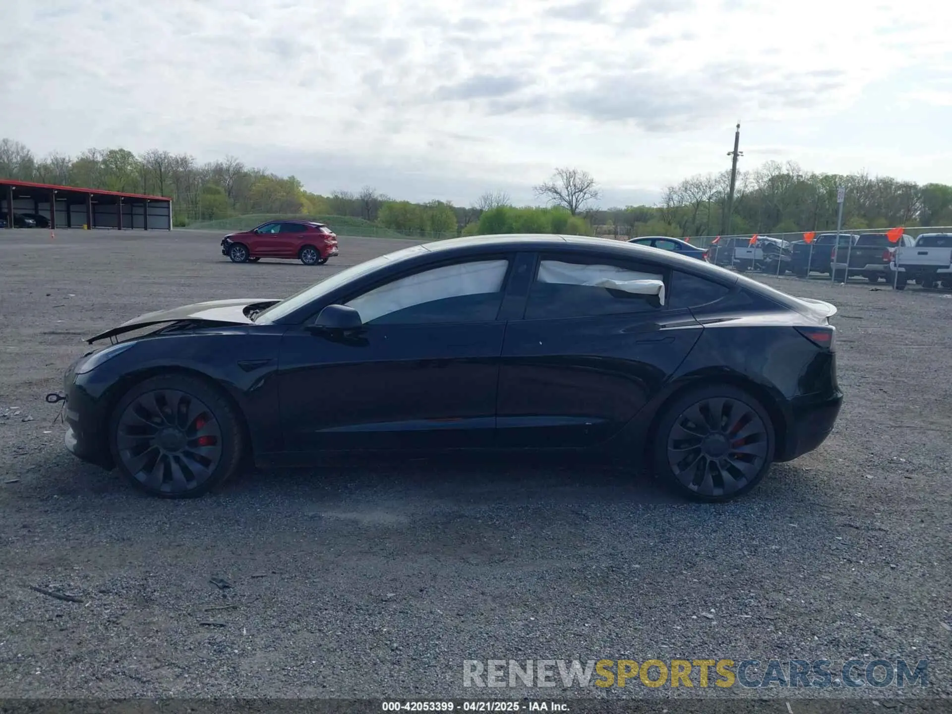 13 Фотография поврежденного автомобиля 5YJ3E1EC0MF992378 TESLA MODEL 3 2021