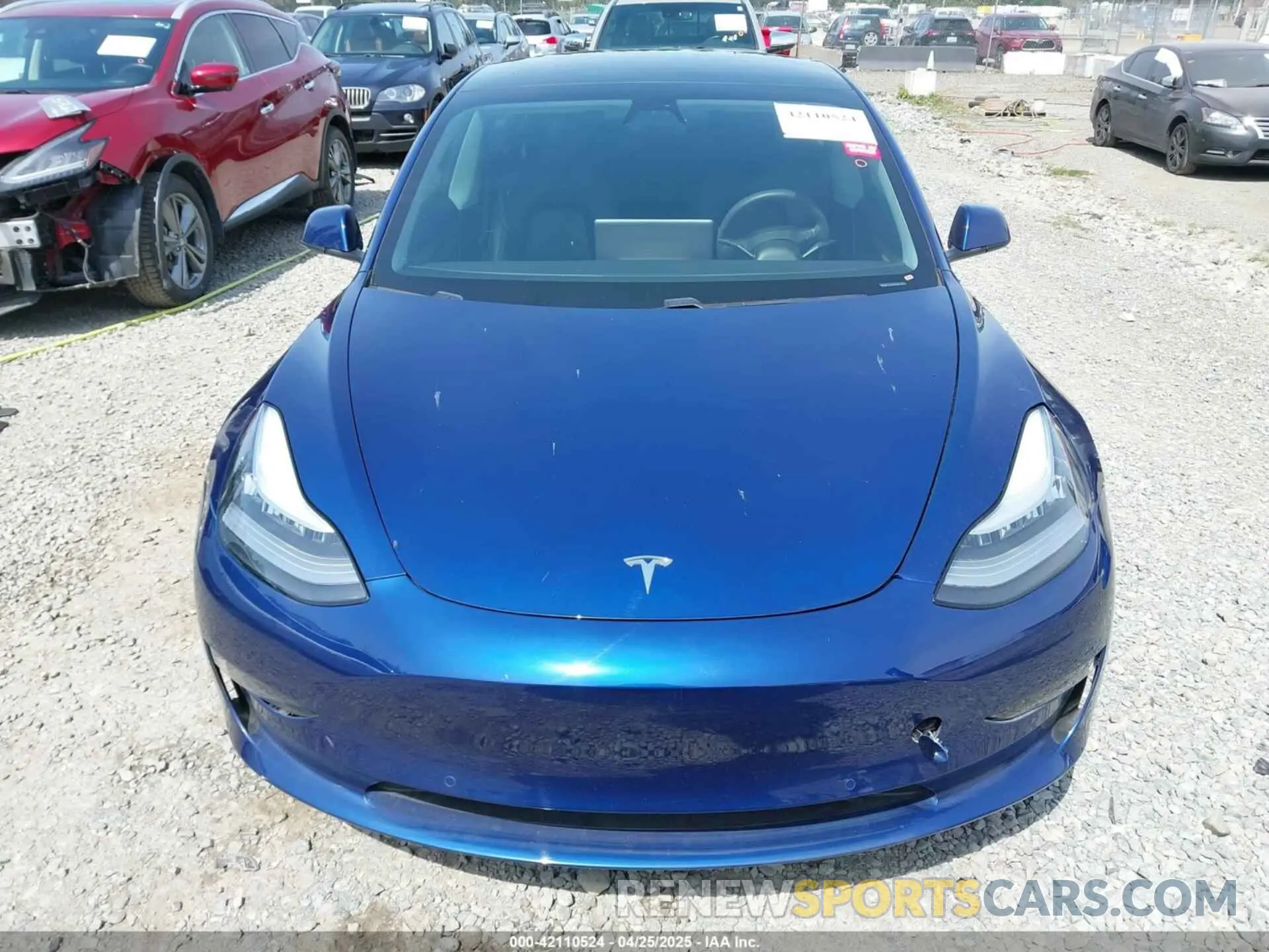 12 Фотография поврежденного автомобиля 5YJ3E1EC1MF000961 TESLA MODEL 3 2021