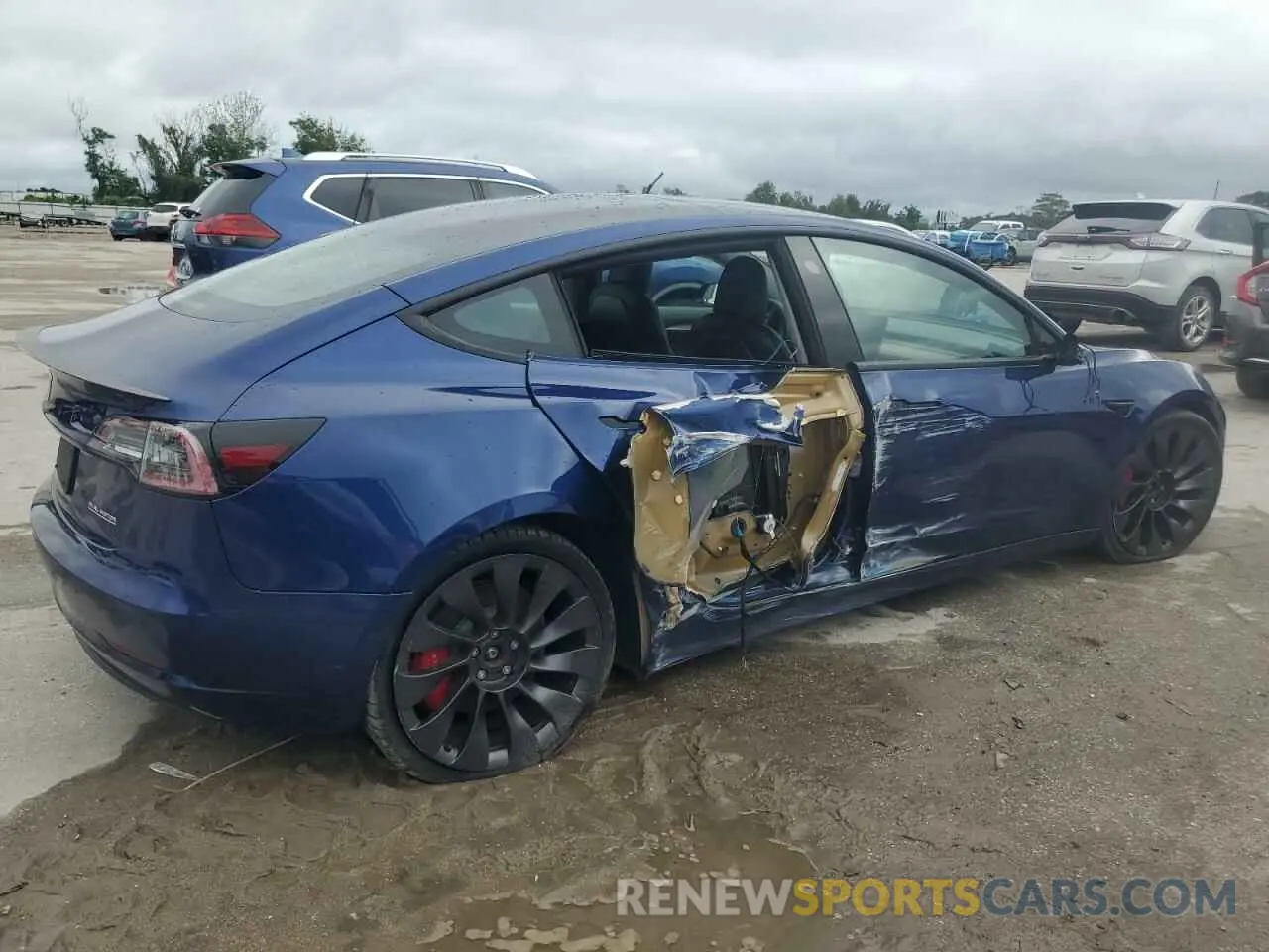 3 Фотография поврежденного автомобиля 5YJ3E1EC1MF044975 TESLA MODEL 3 2021