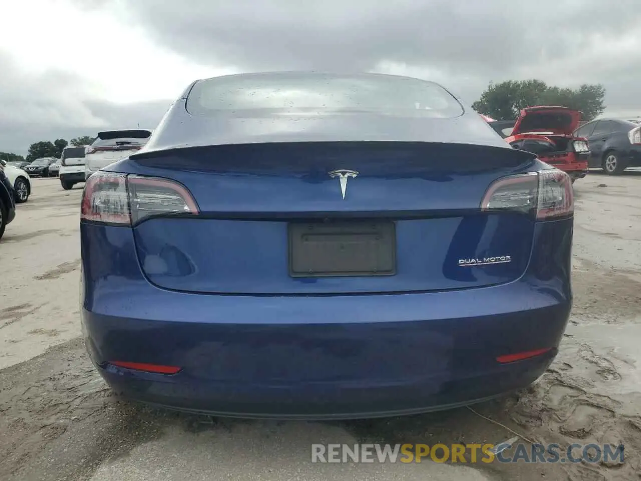 6 Фотография поврежденного автомобиля 5YJ3E1EC1MF044975 TESLA MODEL 3 2021