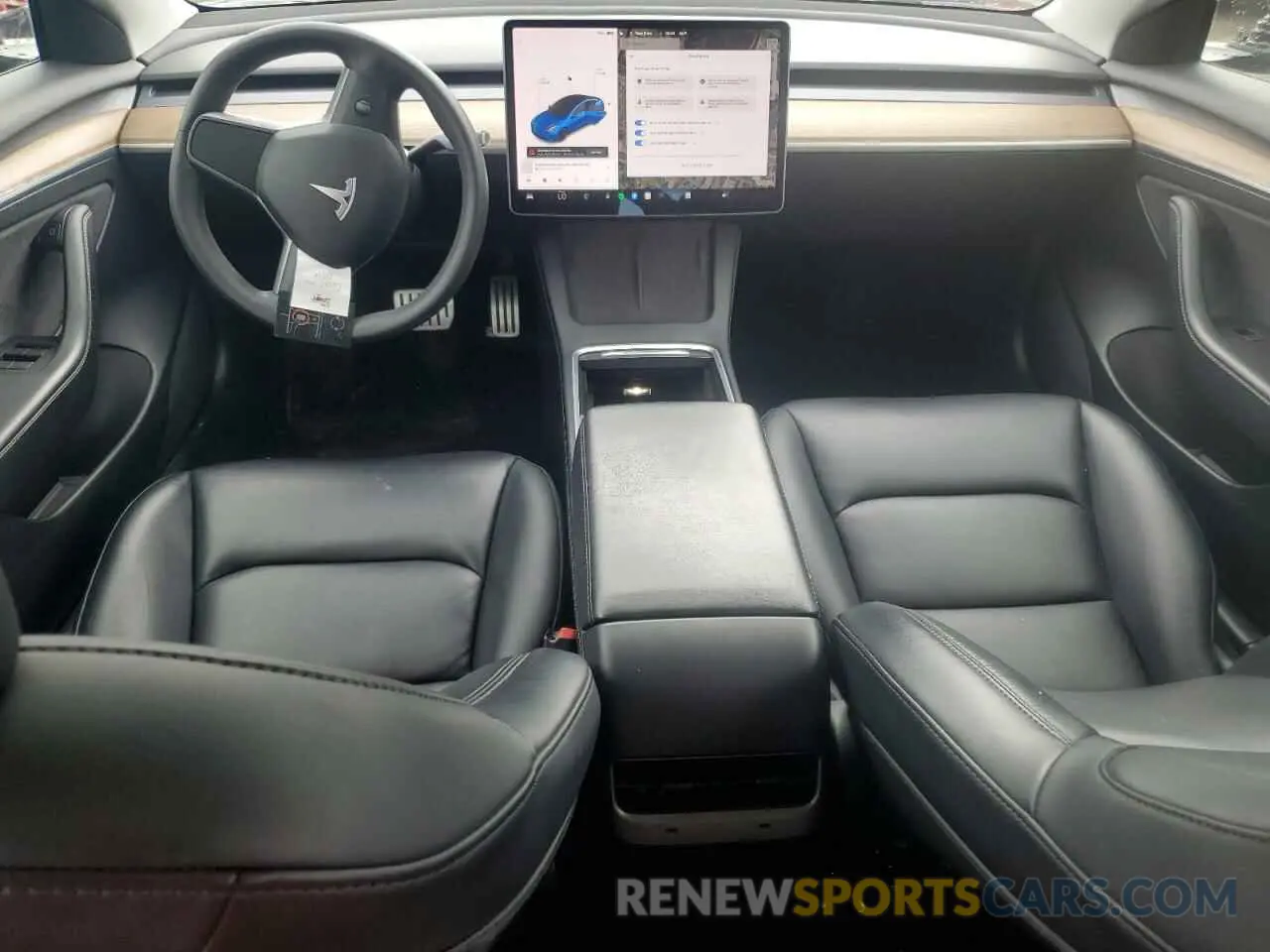 8 Фотография поврежденного автомобиля 5YJ3E1EC1MF044975 TESLA MODEL 3 2021