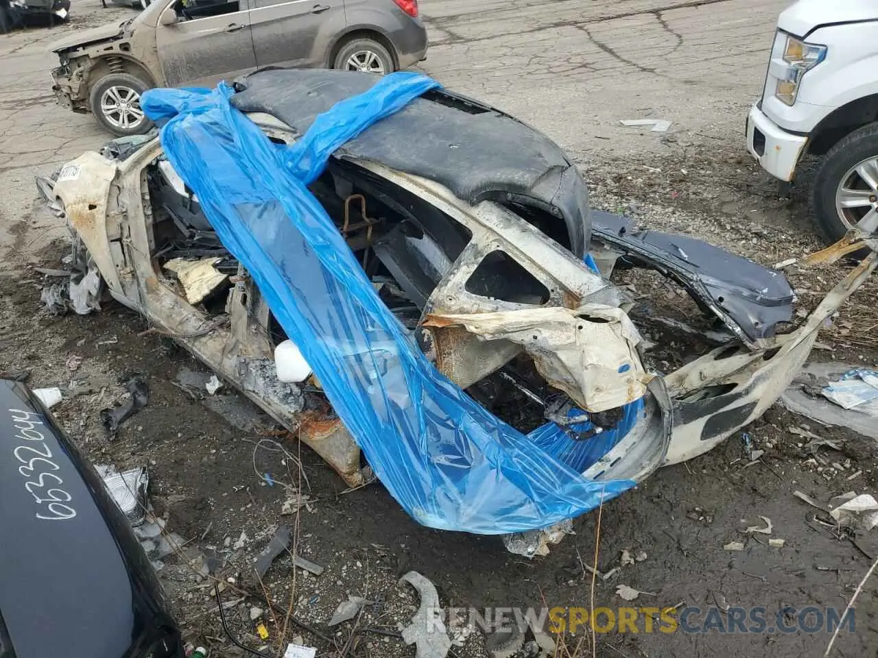 2 Photograph of a damaged car 5YJ3E1EC1MF084196 TESLA MODEL 3 2021